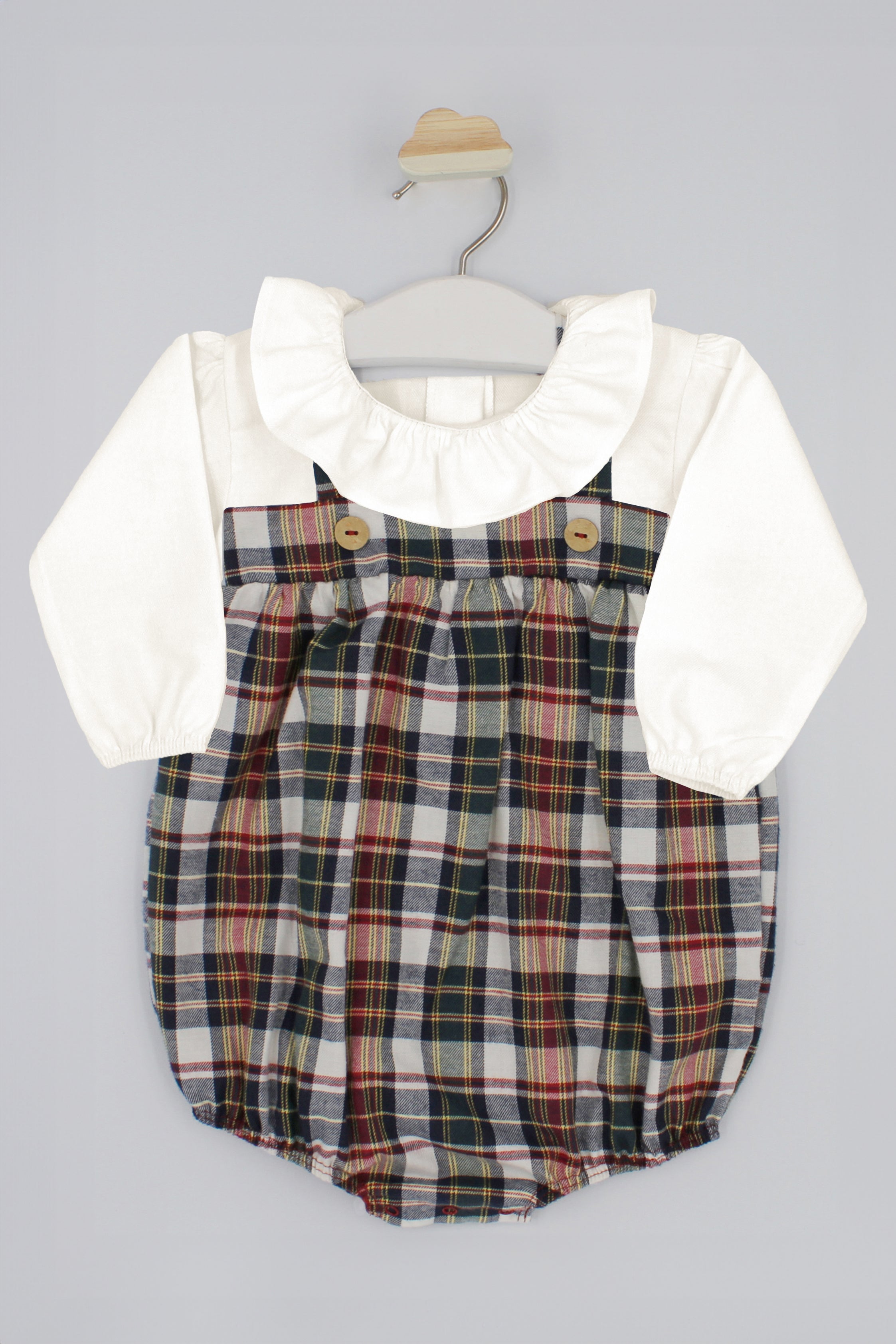 Parker Burgundy Tartan Shortie Set - Women's Plaid Pajama Shorts & Top Set for Sleepwear & Lounge Wear - Cozy & Comfortable Tartan Pajama Set for Women - Perfect for Sleepovers, Relaxing at Home & Gift Giving