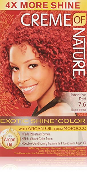 Creme of Nature Exotic Shine Color Hair Treatment - Sulfate-Free Shine Enhancing Conditioner for Natural & Colored Hair - Perfect for Salon-Quality Results at Home
