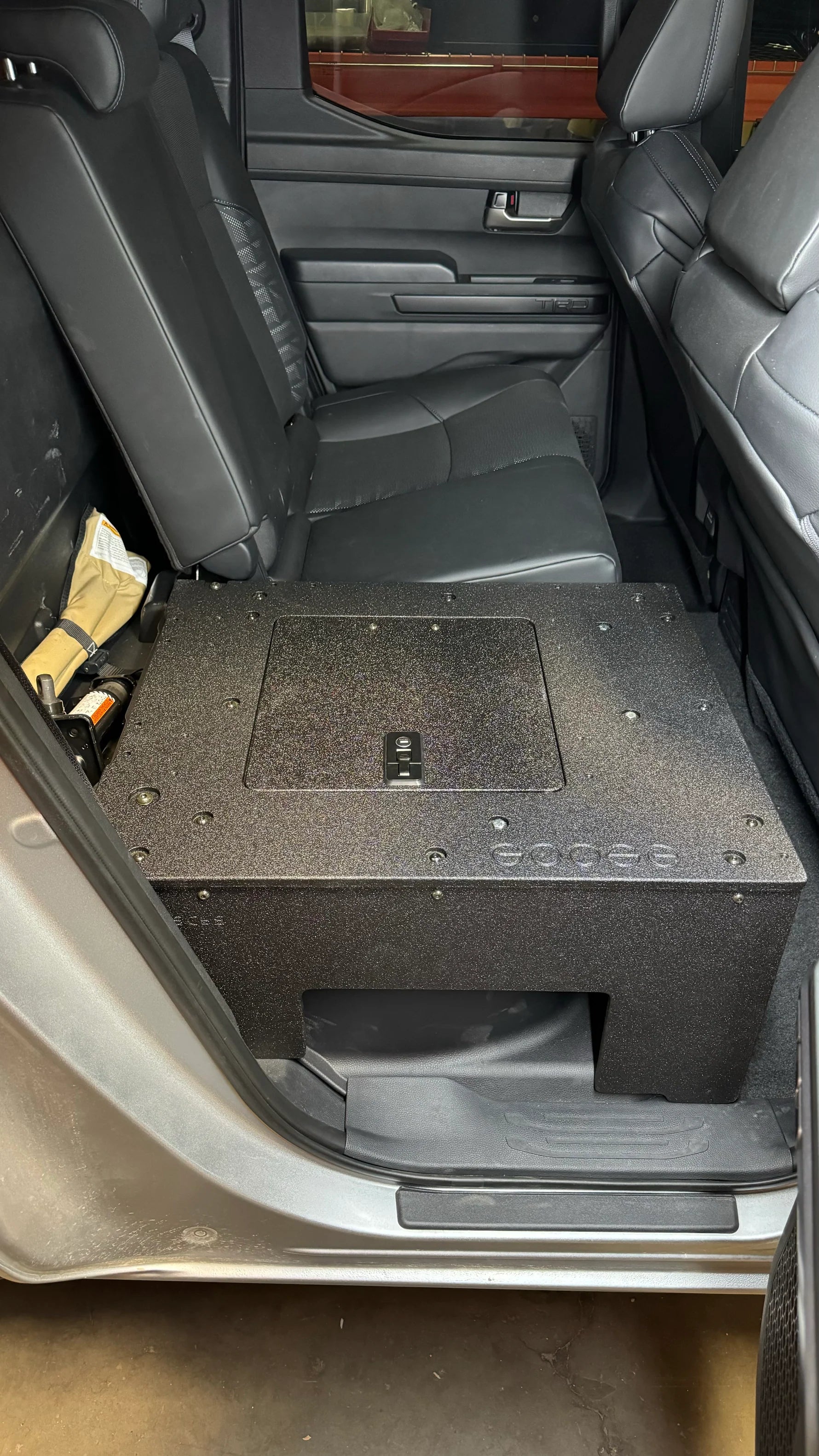 2024+ Toyota Tacoma Double Cab Seat Delete System - Heavy Duty Storage Platform | Perfect for Off-Roading, Camping & Work Truck Organization
