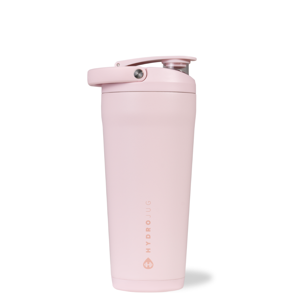 Pink Sand Insulated Protein Shaker Bottle - Leak Proof Gym Water Bottle for Workout, Fitness & Travel - BPA Free Sports Drink Mixer for Protein Powder & Shakes