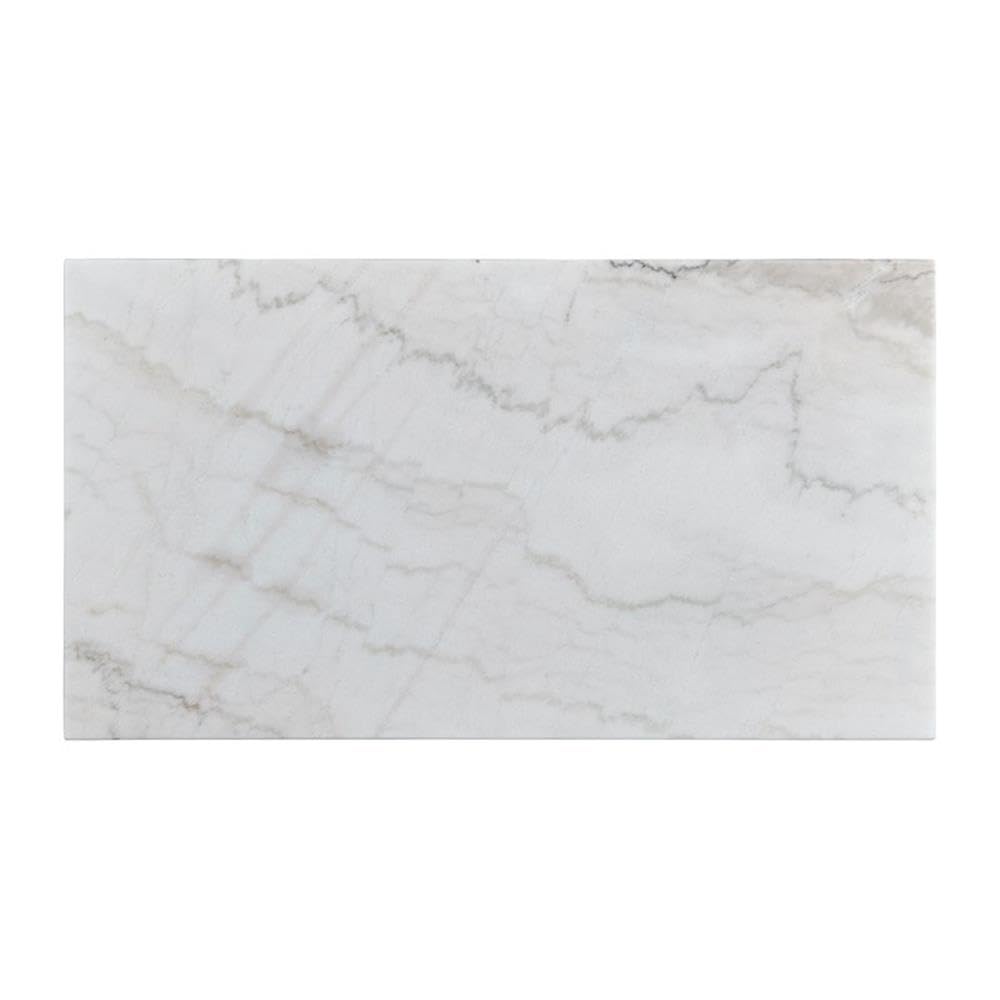 Tobias Coffee Table with White Marble Top - Modern Living Room Furniture for Home & Office | Stylish Center Table for Small Spaces & Apartments
