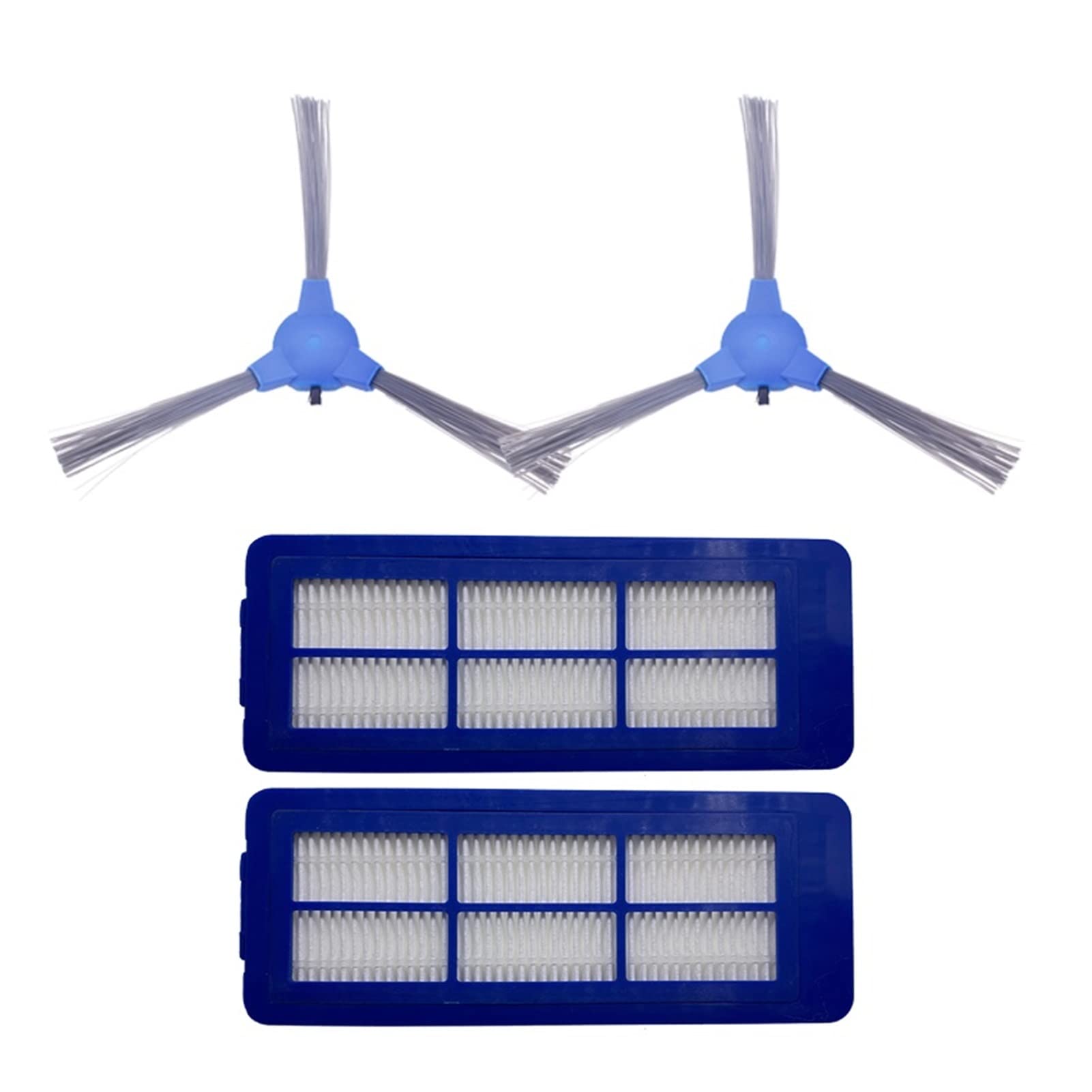 Eufy Robovac G10 Hybrid Replacement Side Brushes - HEPA Vacuum Cleaner Accessories Set (2 Pack) - Compatible with Robot Vacuum Cleaners for Hardwood Floors & Carpets
