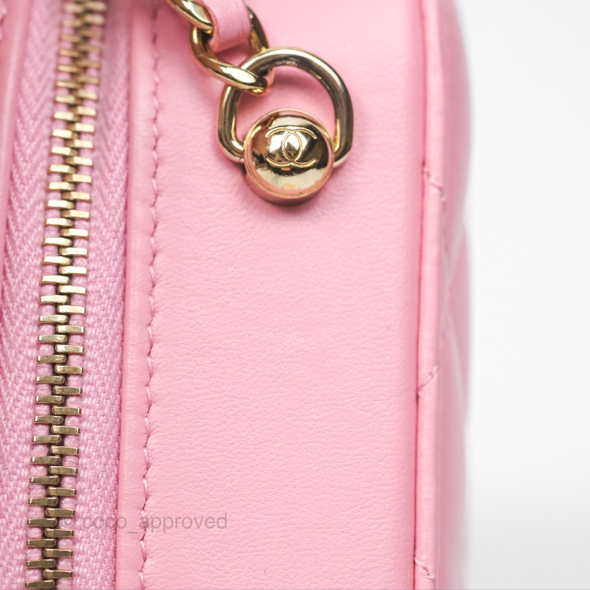 Chanel Quilted Lambskin Camera Bag in Pink with Gold Hardware - Perfect for Everyday Use & Special Occasions