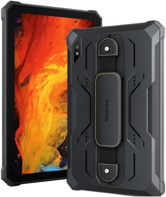 NEUJD Blackvie Active 8 Pro Tablet PC - 10.36 Inch 2.4K Android 13 Tablet with Helio G99 Octa Core, 8GB RAM 256GB Storage, 48MP Camera, 22000mAh Battery & 33W Fast Charging (Black) - Perfect for Work, Gaming, and Entertainment On The Go
