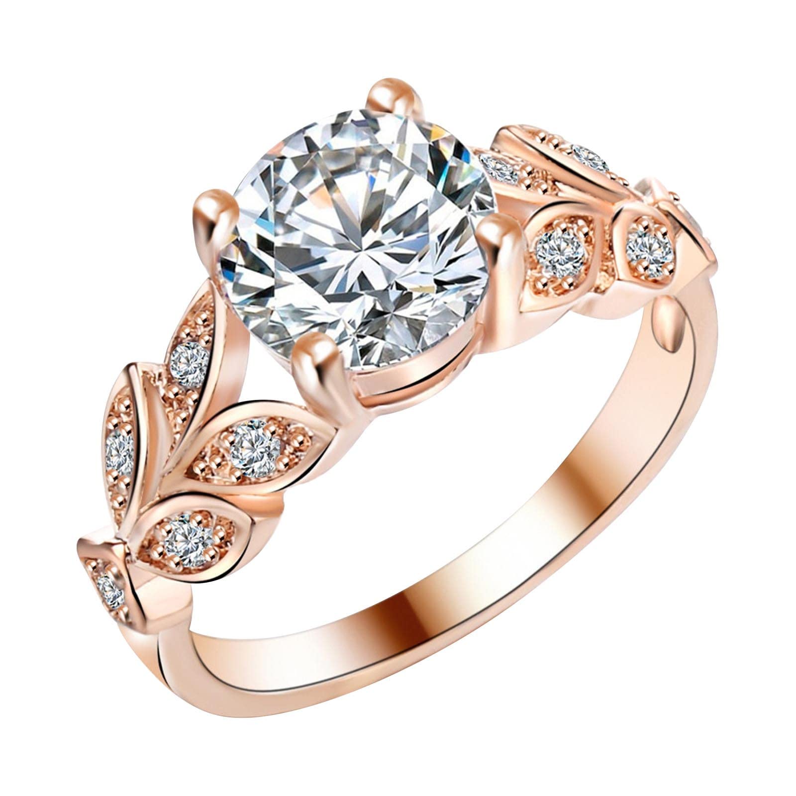 Elegant Women's Eternity Band Ring - Platinum or Gold Plated Jewelry Gift for Anniversary, Wedding & Special Occasions