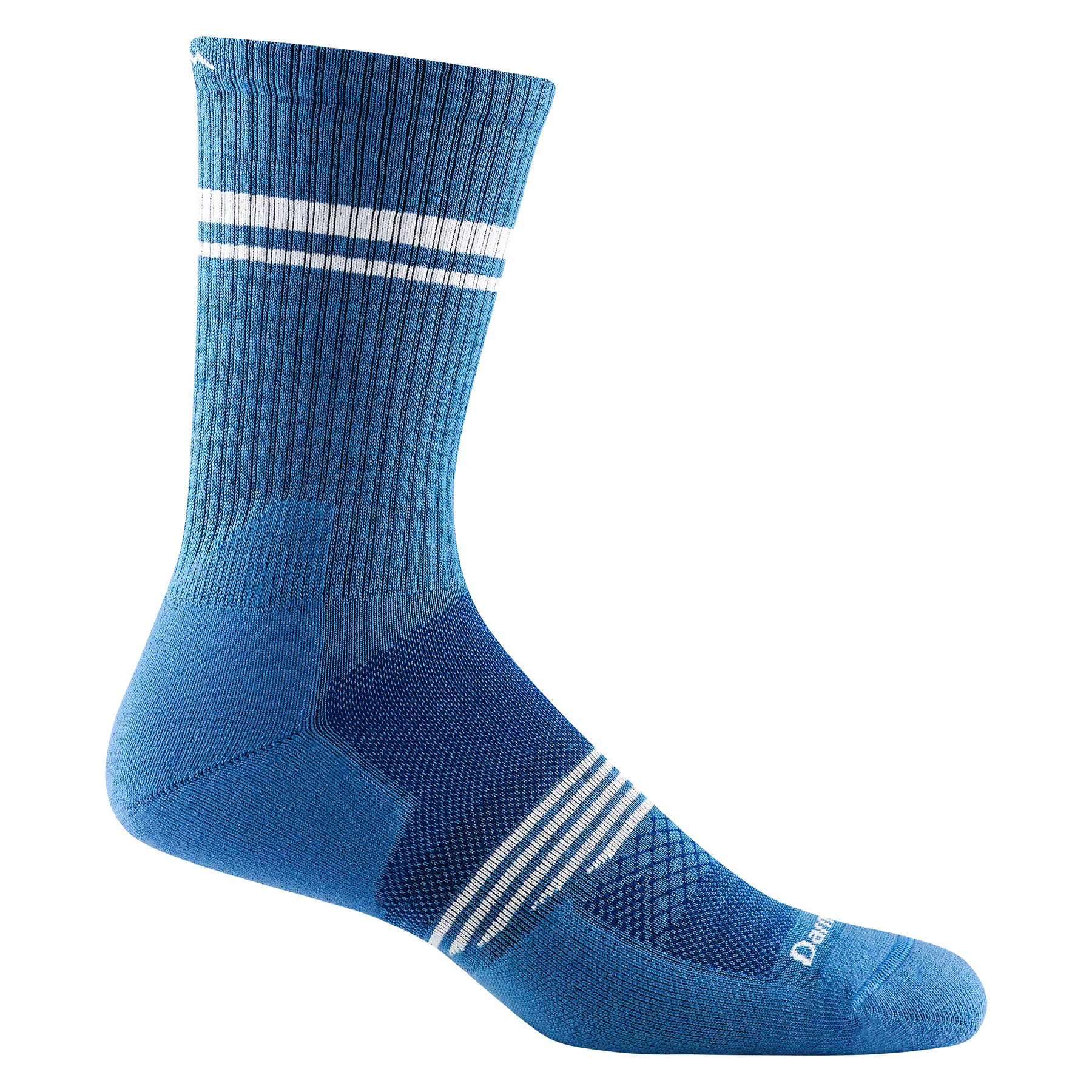 Darn Tough Men's Run Element Lightweight Micro Crew Socks - Moisture Wicking, Cushioned Running Socks for Marathon, Hiking & Everyday Wear