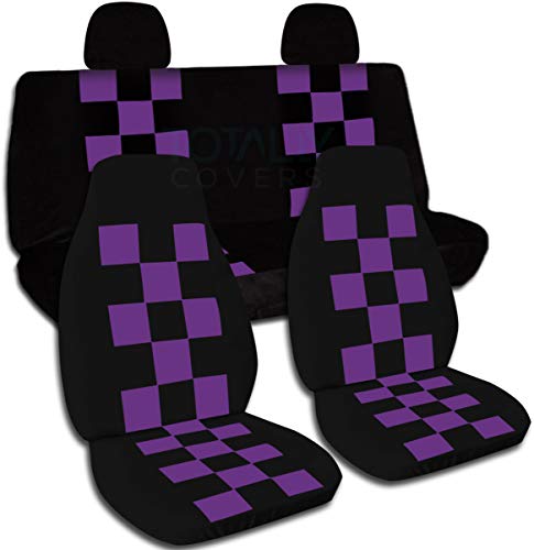 Black and Purple Checkers