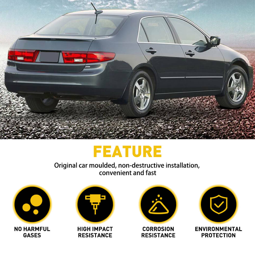 Honda Accord Mud Flaps 4PCS - Compatible with 2003-2007 Accord Sedan 4 Door | Splash Guards for All-Weather Protection & Road Debris Prevention | Perfect for Winter Driving & Off-Road Adventures