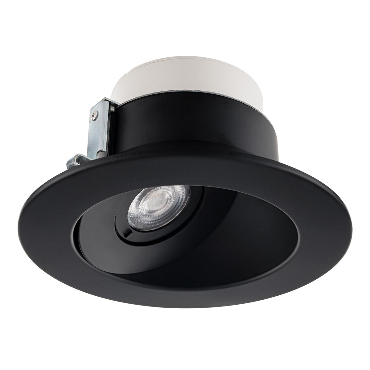AiSPIRE Astro Basics 6 Inch All-in-One Retrofit Recessed Downlight - Black - Energy Efficient LED Ceiling Light for Living Room, Kitchen, Bedroom & Office