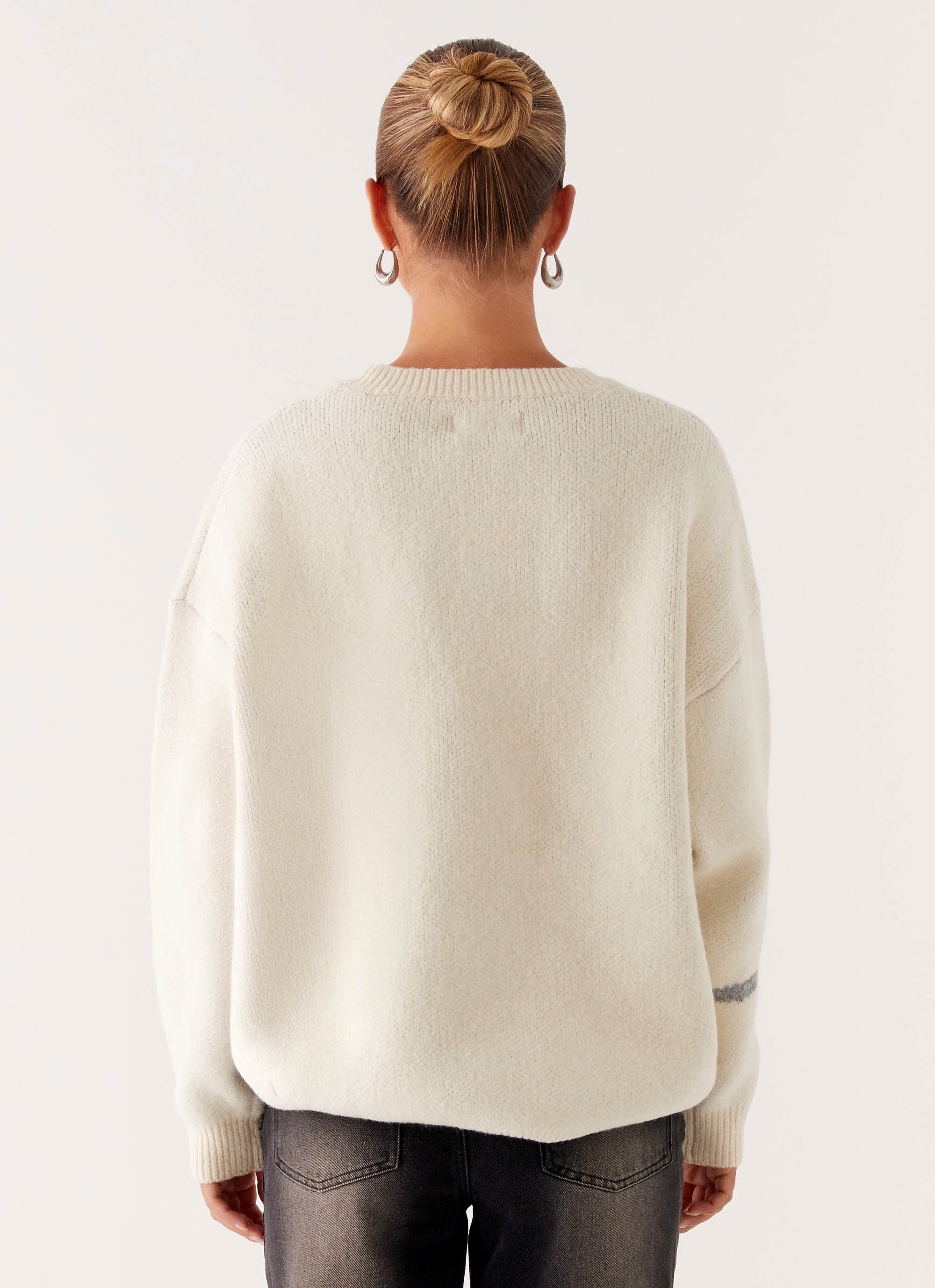 Dreamwood Knit Sweater Women's Ivory Cable Knit Pullover - Cozy Winter Sweater for Casual Outfits & Holiday Gatherings