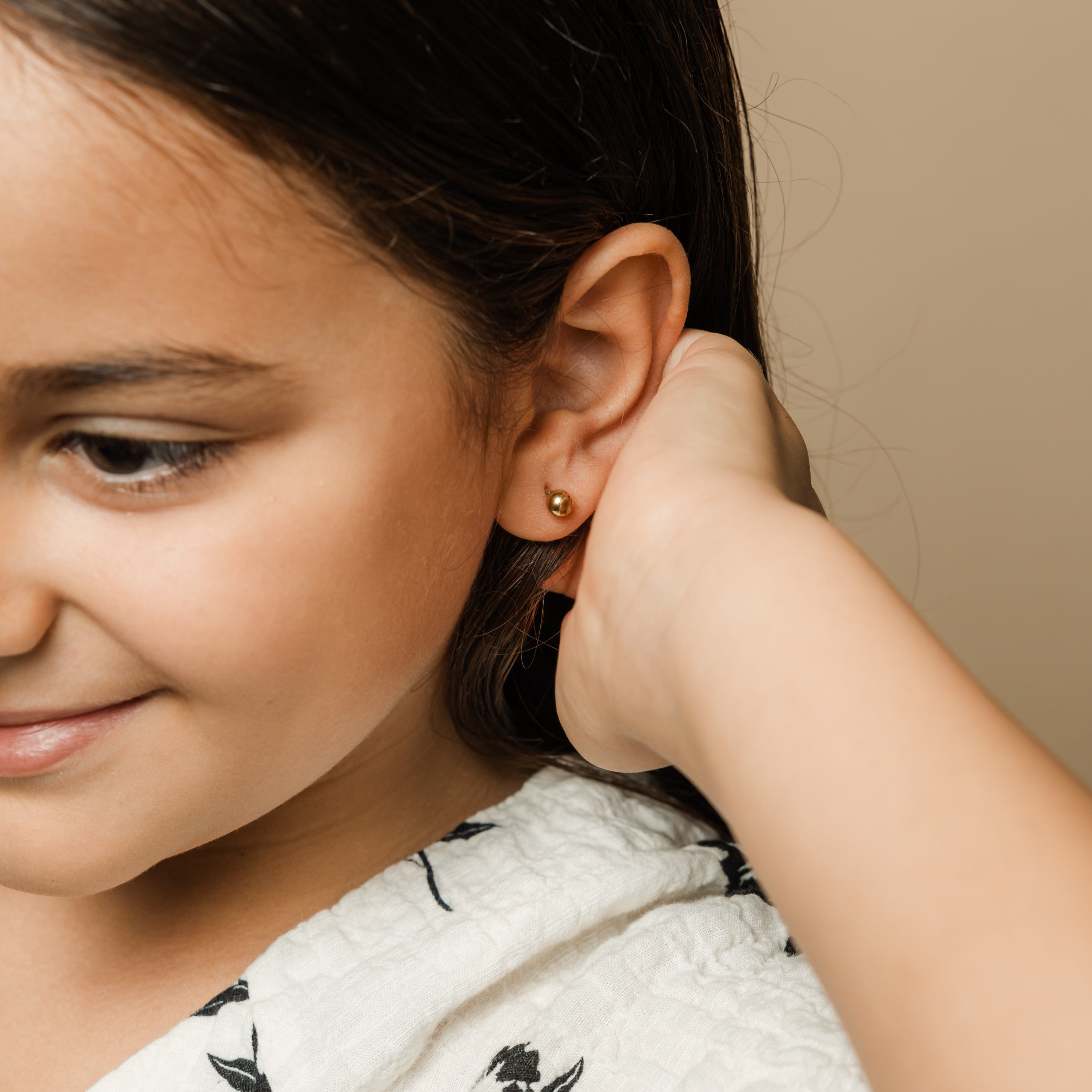 Essential Orb Earrings for Babies & Girls - Hypoallergenic & Lightweight - Perfect for Everyday Wear, Parties & Special Occasions