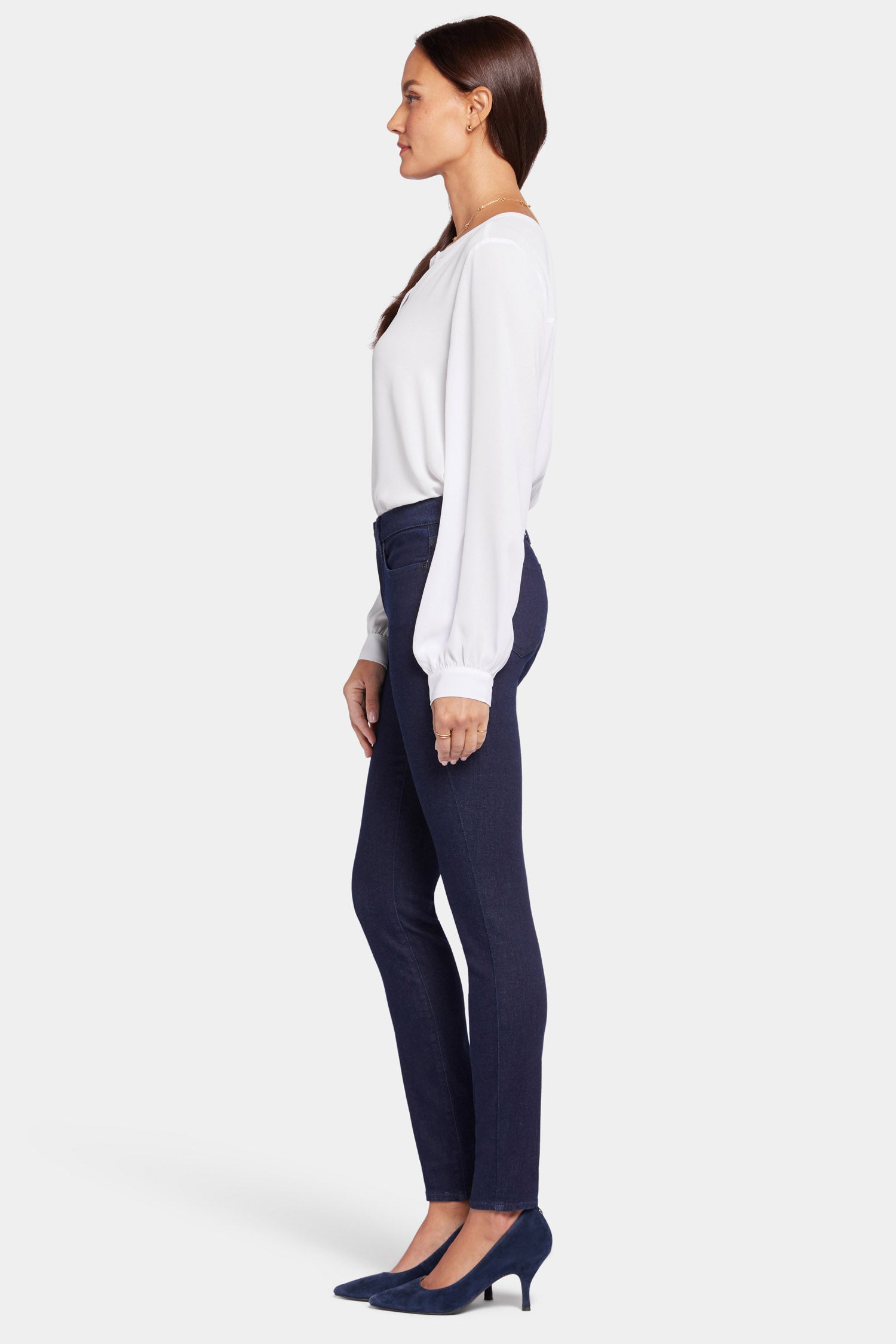 Ami Skinny Jeans for Women - High Waisted Stretch Denim Pants in Rinse Wash | Perfect for Casual Wear, Office Outfits & Night Out Looks
