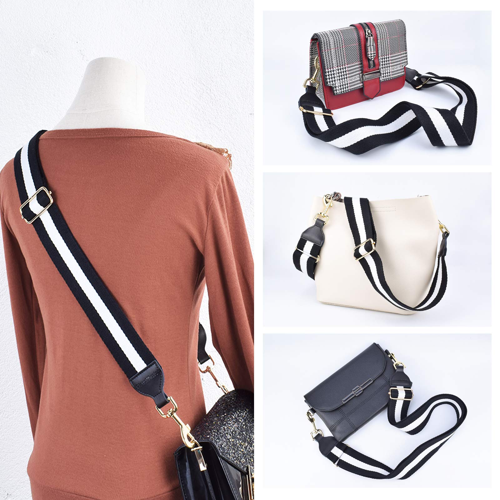 CLOUDMUSIC Adjustable Handbag Strap Replacement - Durable Crossbody Shoulder Strap for Women & Girls | Perfect for Purses, Totes & Everyday Use