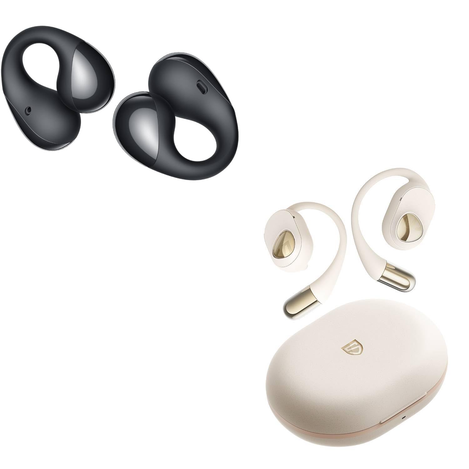 SoundPEATS PearlClip Pro & GoFree 2 Wireless Bluetooth Earbuds - Premium Sound Quality, Secure Fit for Running, Gym Workouts & Daily Commute