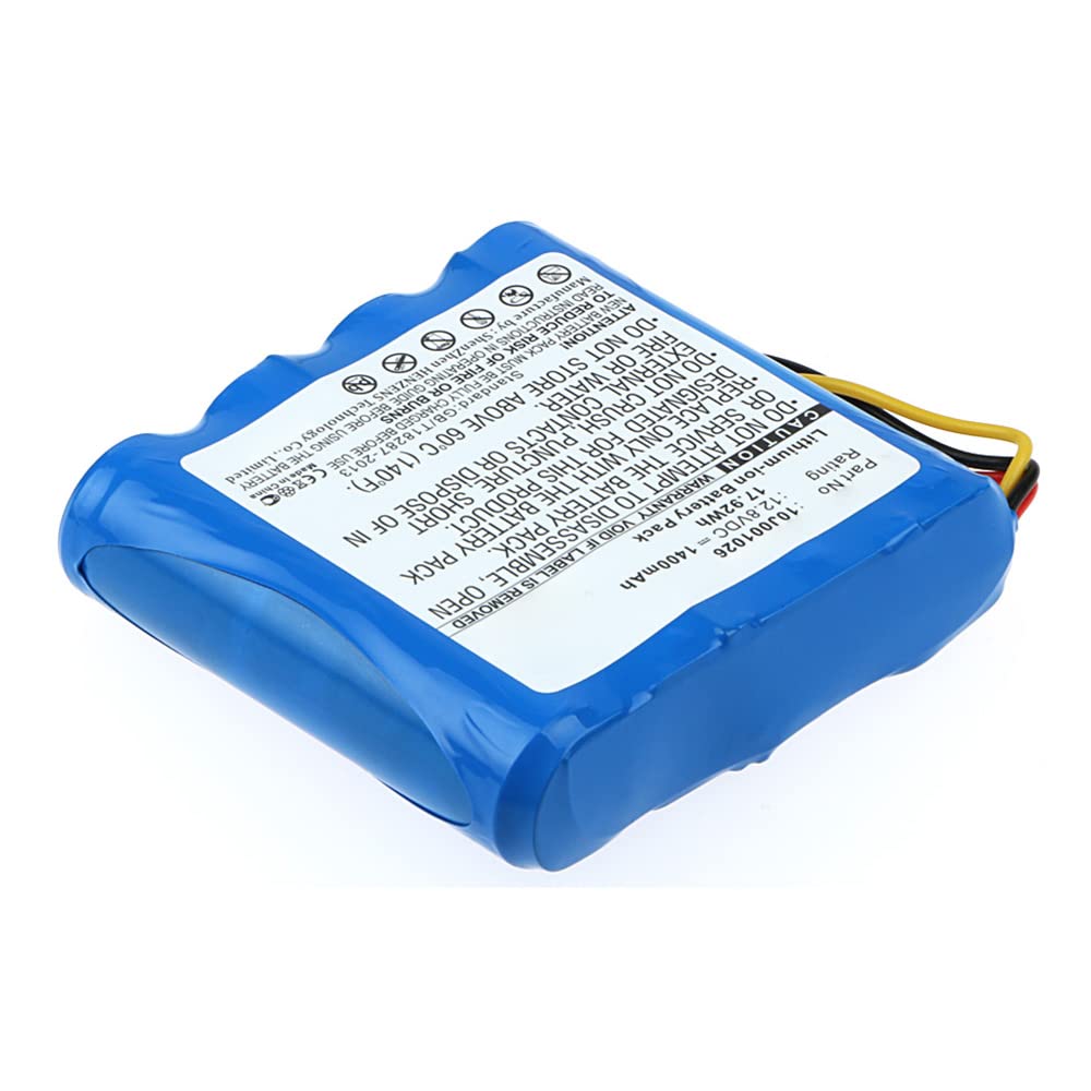 Synergy Digital Vacuum Cleaner Battery 12.8V 1400mAh Li-ion Replacement for 10J001026 - Perfect for Home Cleaning, Pet Hair Removal & Car Detailing