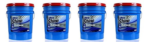 Shine Platinum Dish Soap - 5 Gallon (640 oz) Bulk Pack of 4 | Heavy-Duty Commercial Dishwashing Liquid for Restaurants, Kitchens & High-Volume Cleaning
