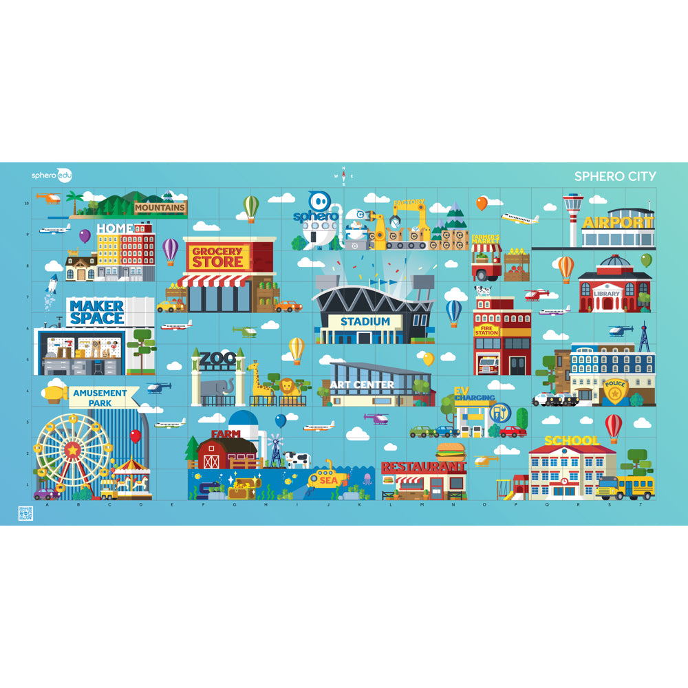 Sphero City & Golf Coding Mat - Interactive STEM Learning Toy for Kids | Educational Coding Game Mat for Sphero Robots | Perfect for Classrooms, Homeschooling & Playtime