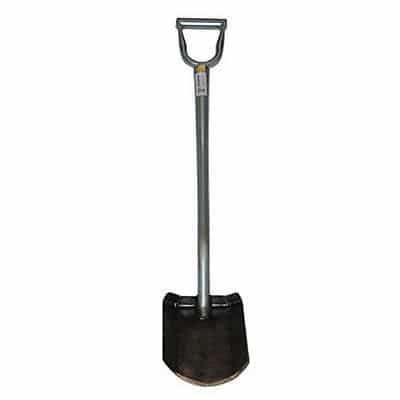 King of Spades D Handle Shovel - 12 Inch Flat Edge Garden Shovel for Digging, Planting & Landscaping | Heavy Duty Yard Tool for Gardening, Construction & Outdoor Projects