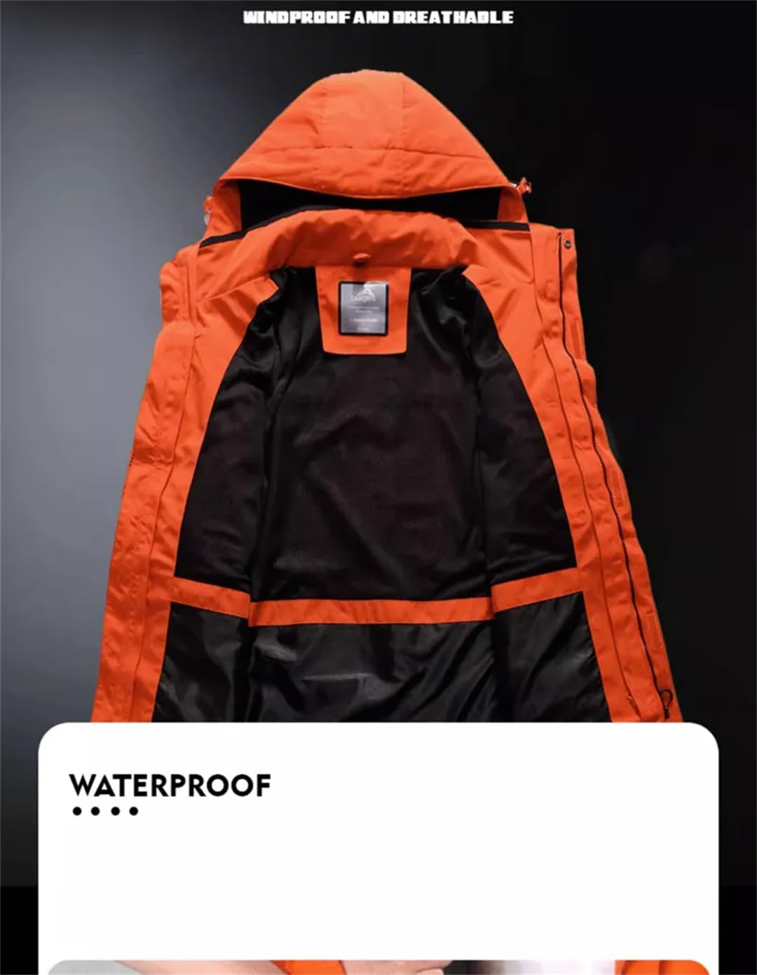 Men's 3-in-1 Waterproof Winter Jacket & Pants Set - Skiing, Snowboarding & Mountain Outdoor Gear for Cold Weather Adventures