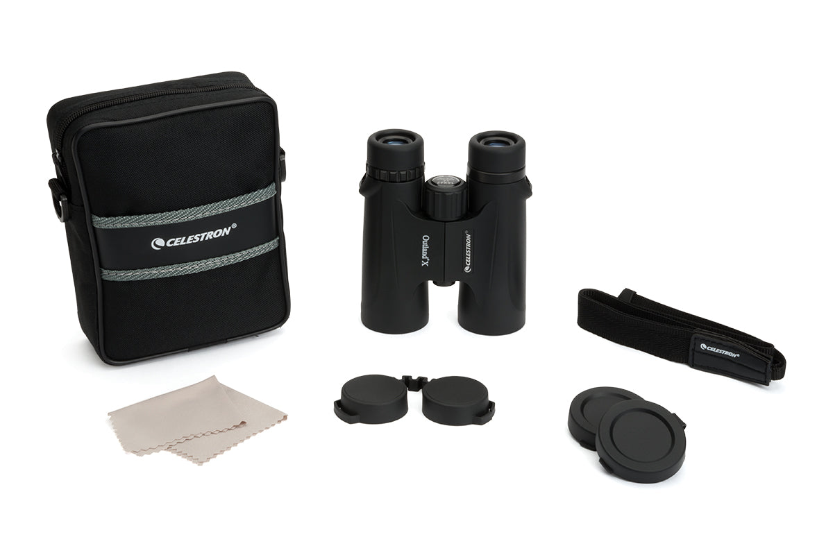 Outland X 10x42mm Roof Prism Binoculars for Hunting, Bird Watching & Outdoor Adventures - HD Waterproof Compact Binoculars with Case