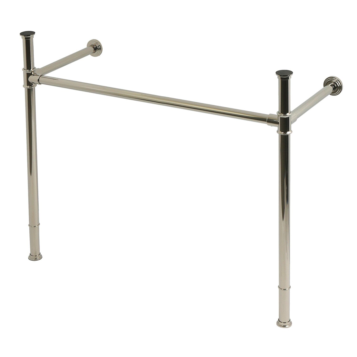 Stainless Steel Console Sink Legs - Heavy Duty Adjustable Bathroom Vanity Supports for Modern Farmhouse & Industrial Style - Perfect for Bathroom Remodel, Laundry Room & Kitchen Installations