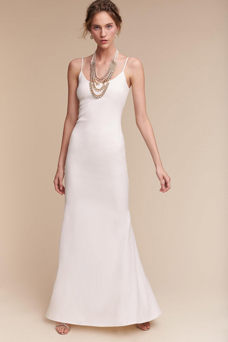 BHLDN Tadashi Shoji Monroe Wedding Dress - Elegant Lace Bridal Gown for Bride, Perfect for Church Ceremony & Beach Weddings