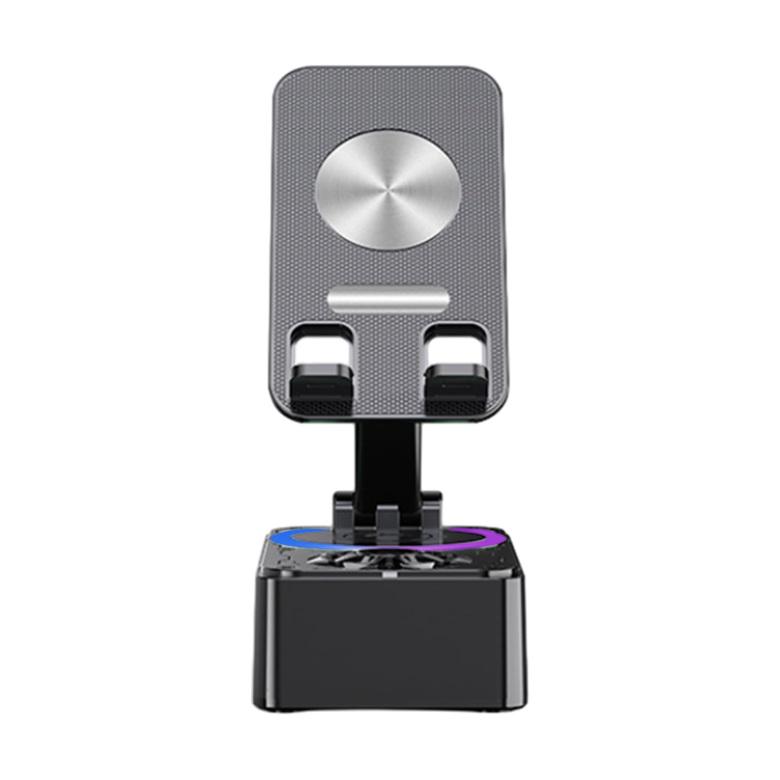 Foldable Wireless Phone Stand with Non-Slip Base | Universal Cell Phone Holder for Video Calls, Online Meetings, Live Streaming & Hands-Free Viewing - Perfect for Home, Office, Car and Travel Use