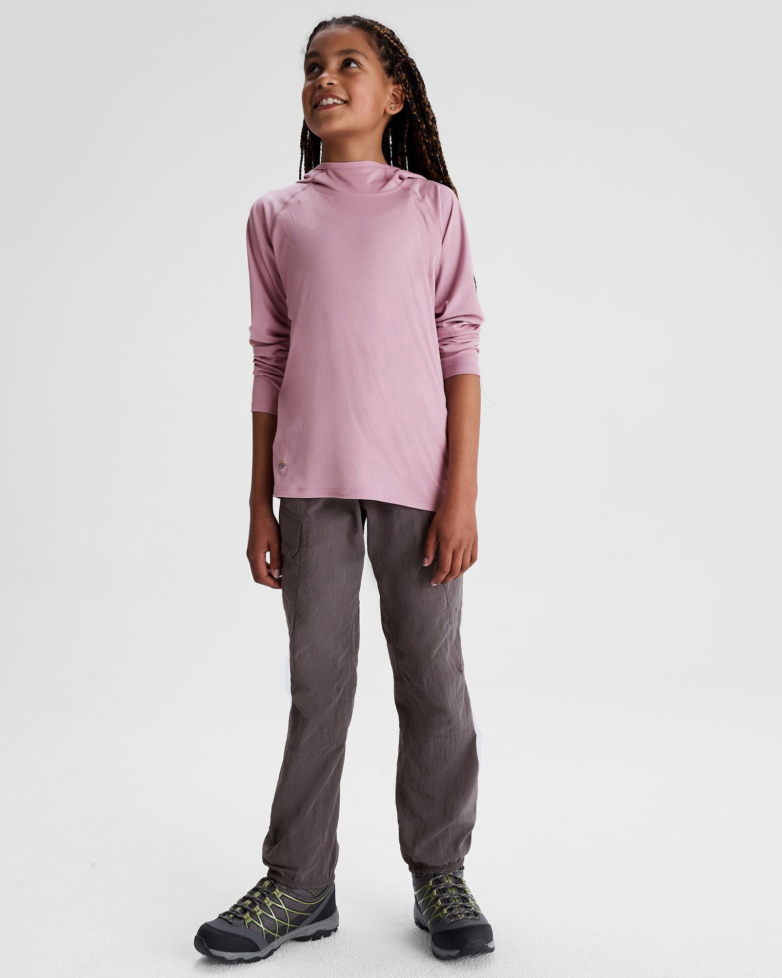 Girls' EVRY Day Cargo Pants - Light Quartz Color, Comfortable & Stylish Casual Pants for School, Outdoor Activities & Everyday Wear