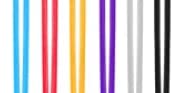 6 Pack Adjustable Neck Lanyards for ID Badges & Keys