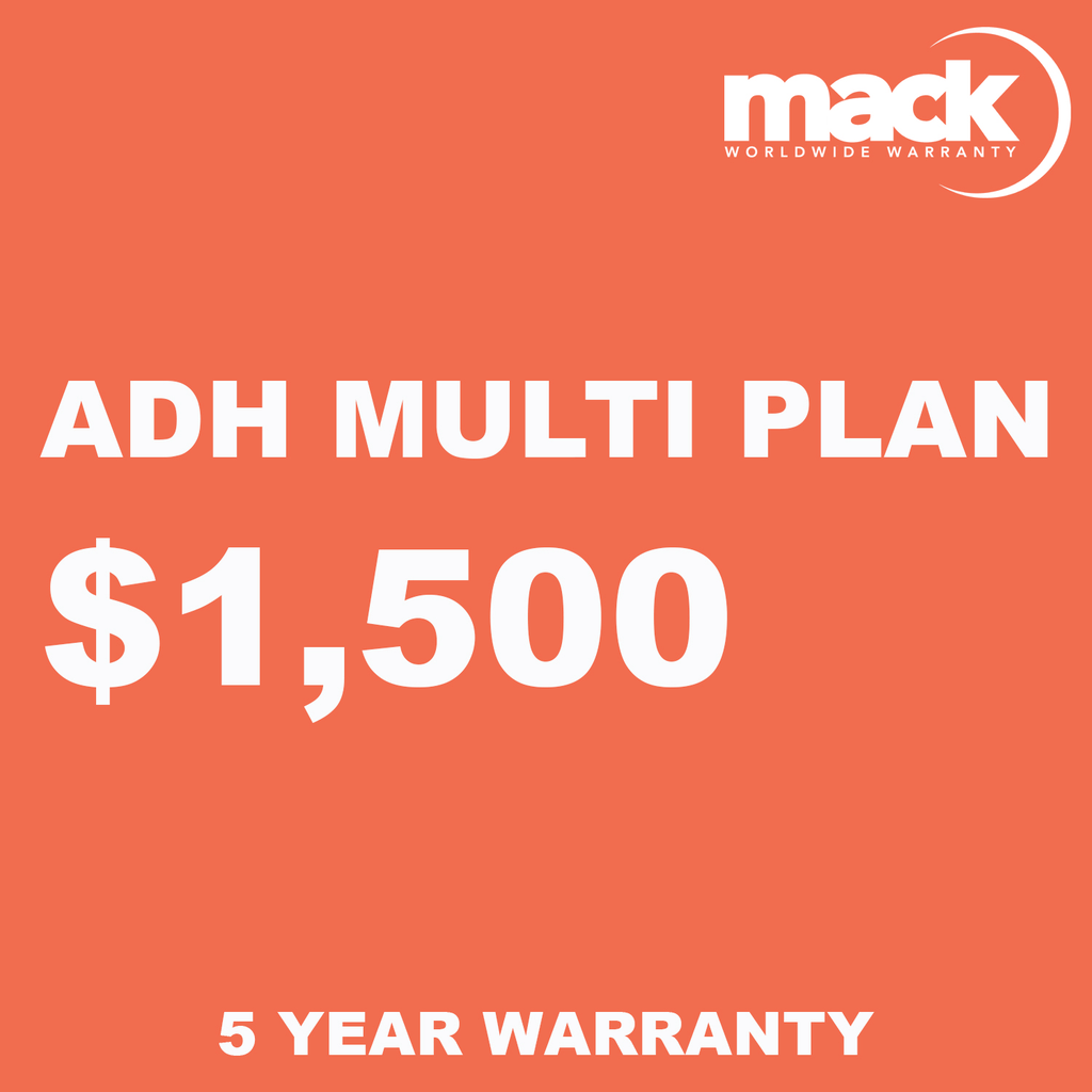 MACK 5-Year ADH Multi-Plan Warranty for Laptops & Electronics - Coverage Under $1,500 | Perfect for Students, Professionals & Gamers