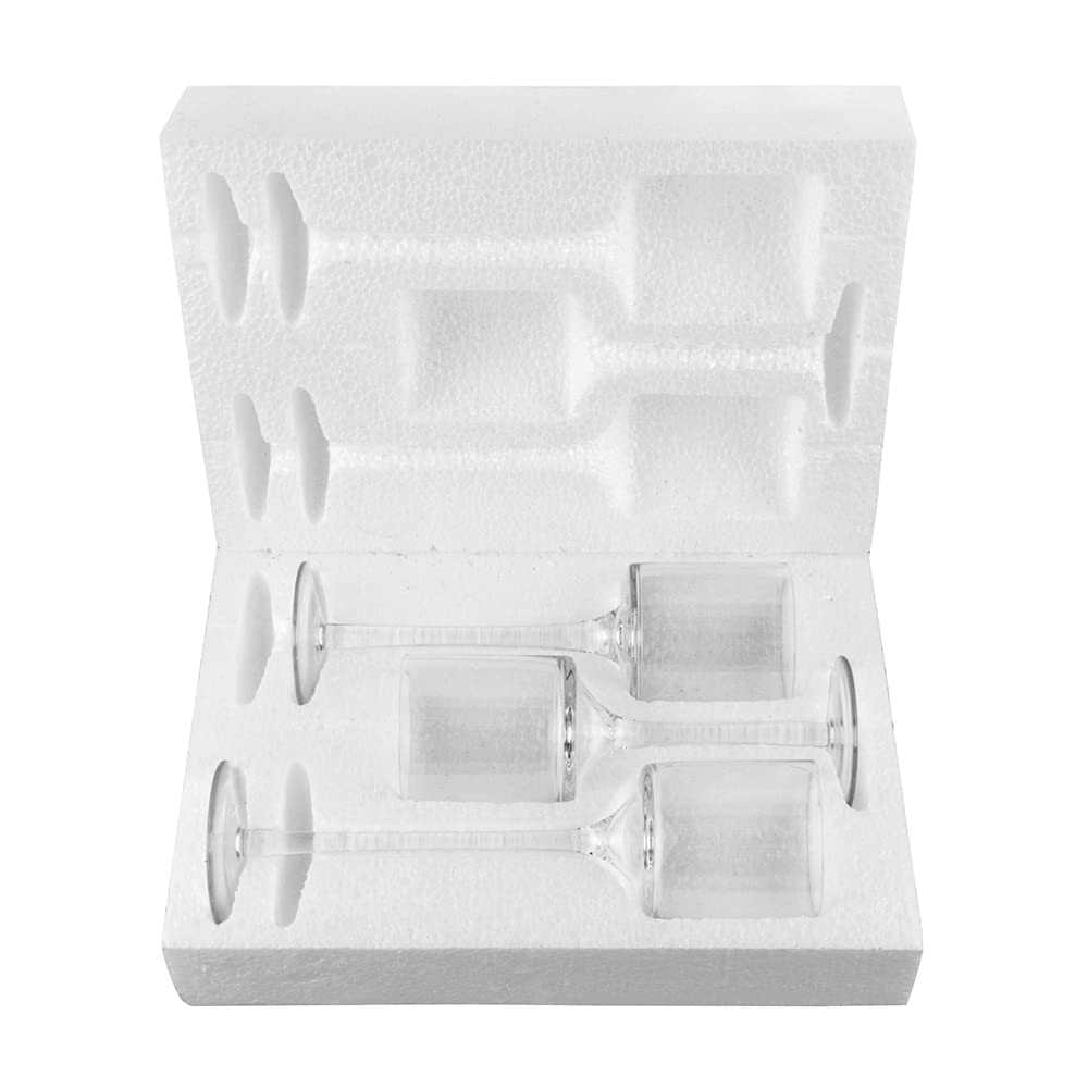 10 Sets (30 Pcs) Elegant Clear Glass Tealight Candle Holders - Tall & High for Candles Under 6cm/2.36