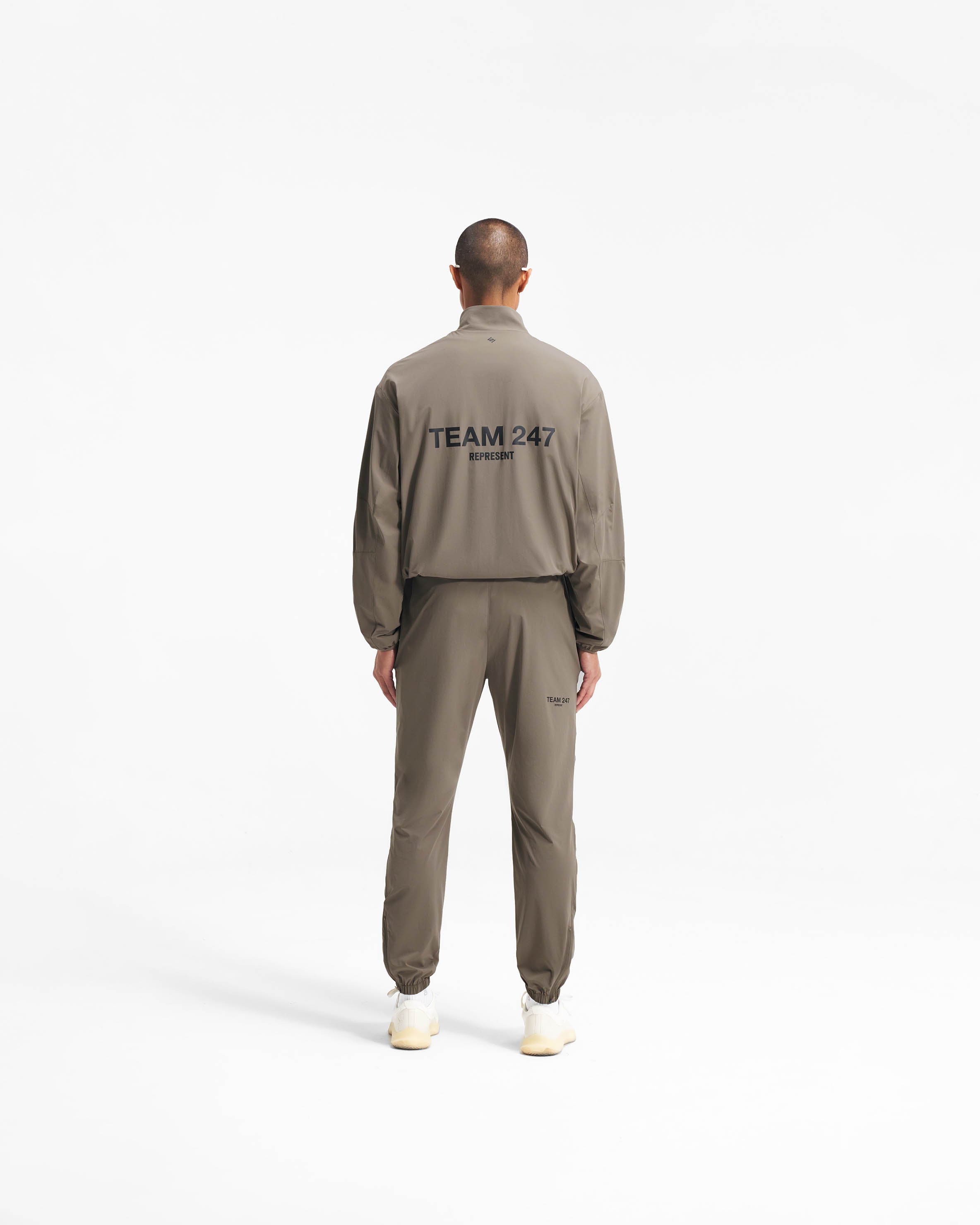 Team 247 Men's Army Green Track Jacket - Lightweight Running Hoodie for Outdoor Sports & Casual Wear