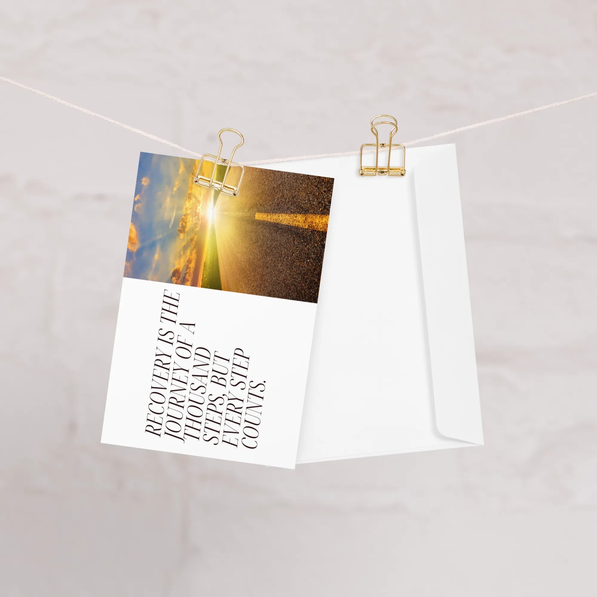 You Are An Inspiration Sobriety Card - Motivational Recovery Gift for AA, NA, Sobriety Anniversary - Perfect for Encouragement in Addiction Recovery & Support Groups