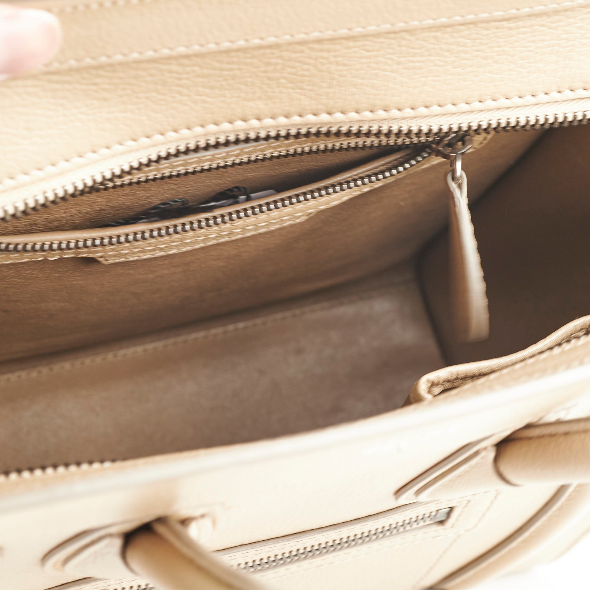 Celine Micro Luggage Dune Handbag - Premium Leather Crossbody Bag for Women | Perfect for Work, Travel & Everyday Use