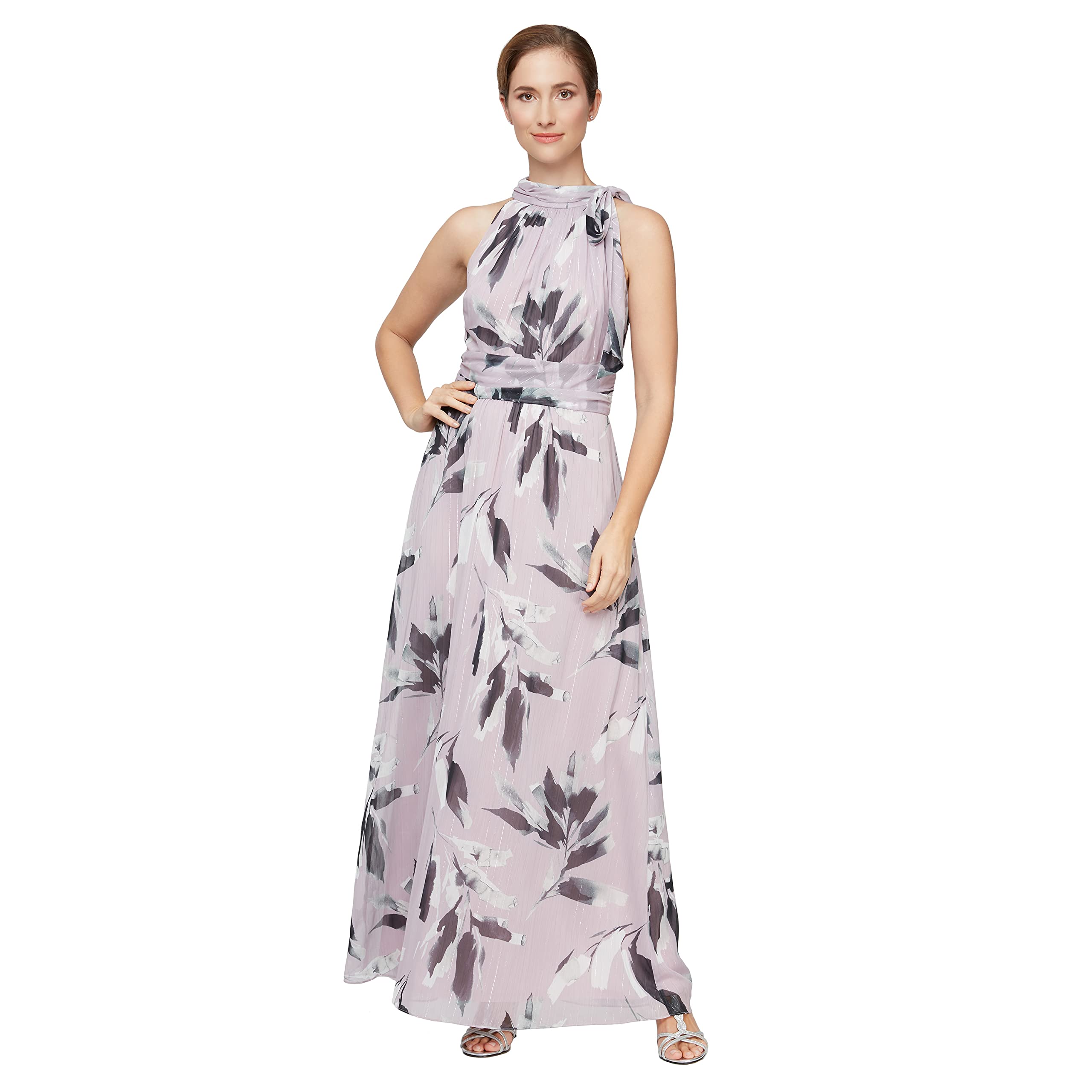 Women's Sleeveless Floral Print Maxi Dress - Summer Beach Vacation & Party Wear | S.L. Fashions