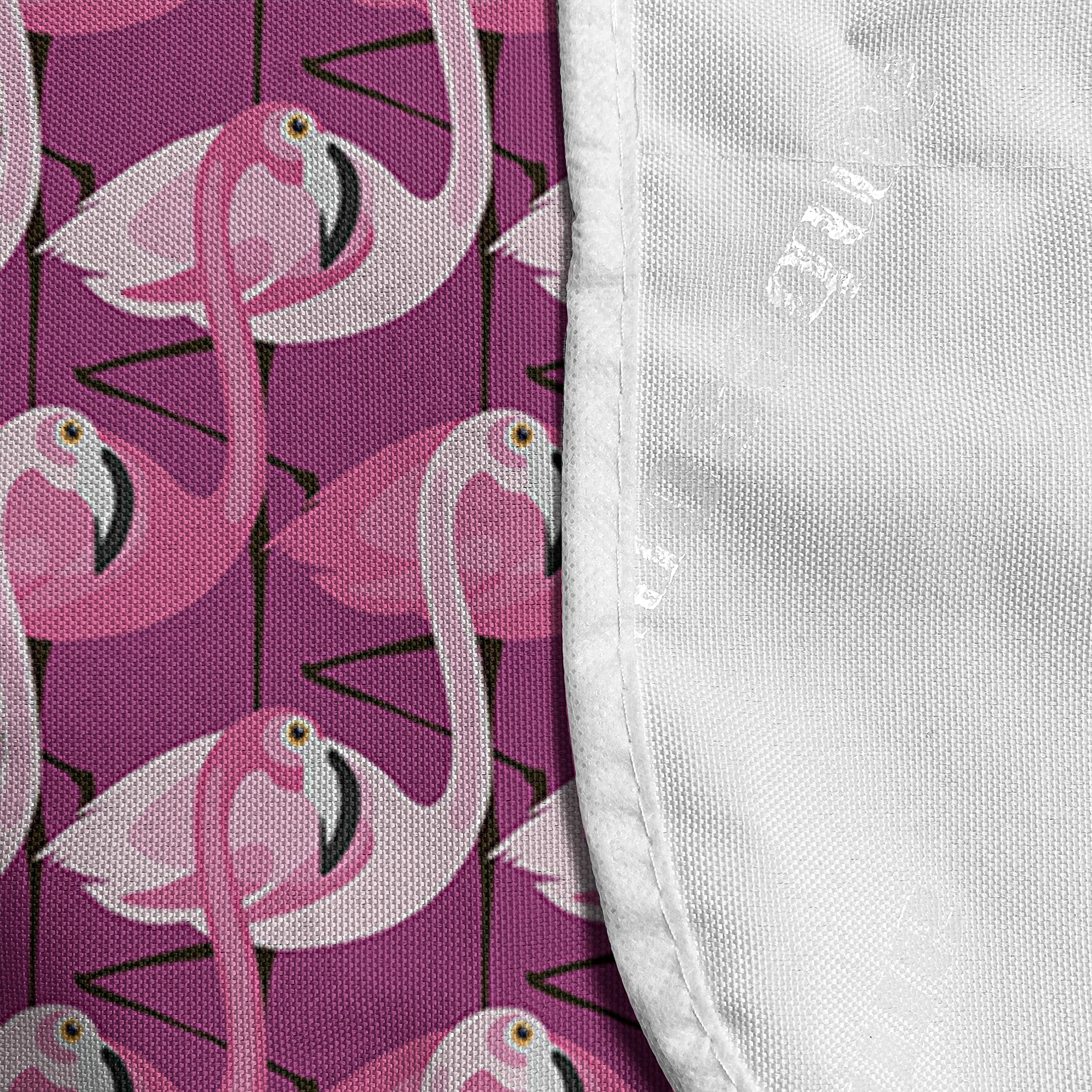 Ambesonne Flamingo Microwave Cover - Waterproof Kitchen Organizer with Pockets, 36