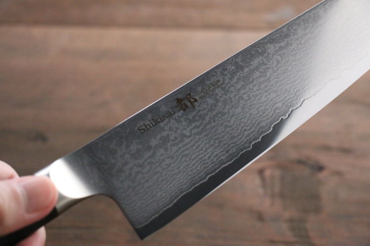 Premium Miyako AUS8 33-Layer Damascus Gyuto Chef Knife 210mm - Japanese Kitchen Knife for Professional Chefs & Home Cooking, Perfect for Slicing, Dicing & Meat Cutting