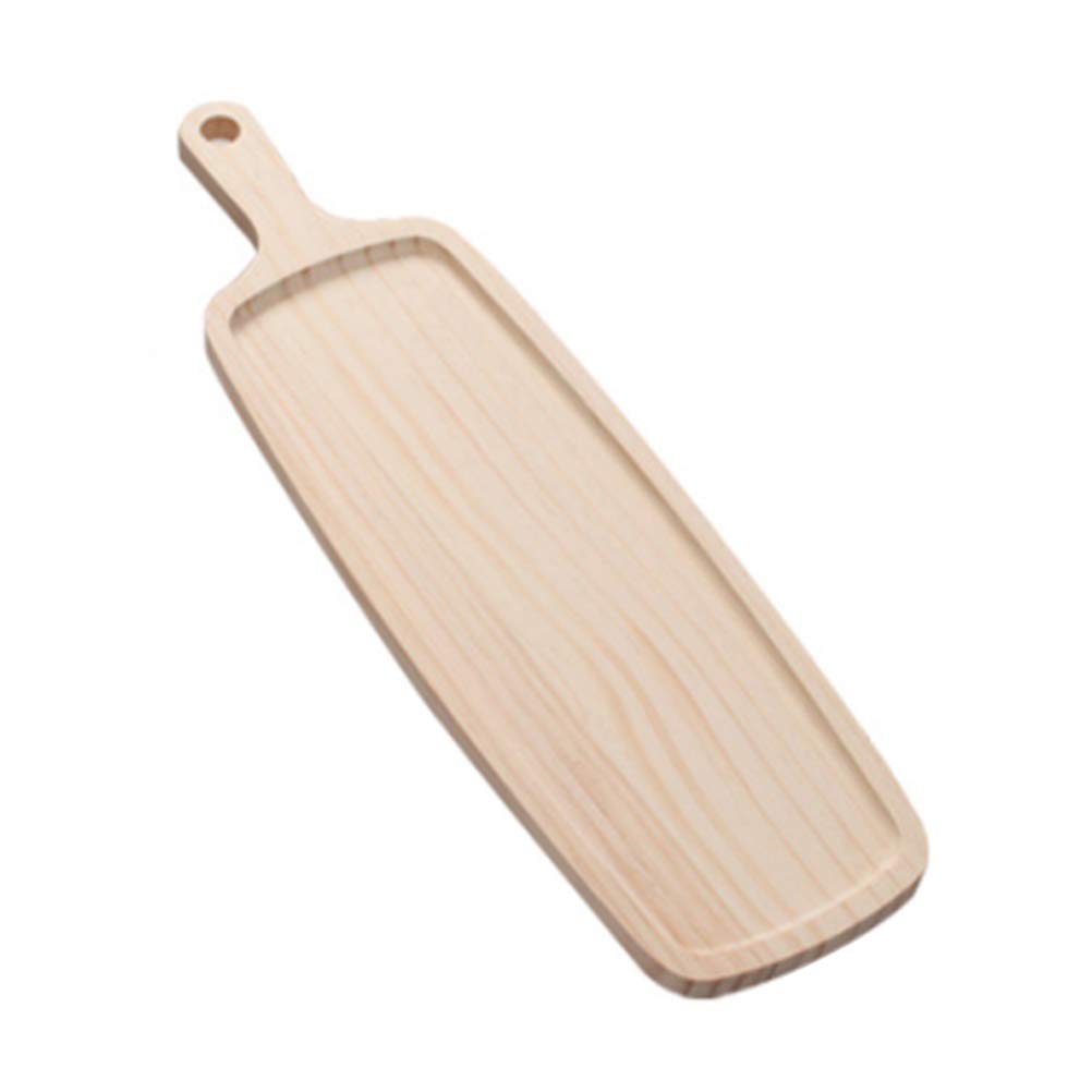 DOITOOL Solid Wood Cutting Board - 50cm Square Multi-Functional Kitchen Chopping Board with Handle for Pizza, Meat, Vegetables | Perfect for Home Cooking, Food Prep & Serving