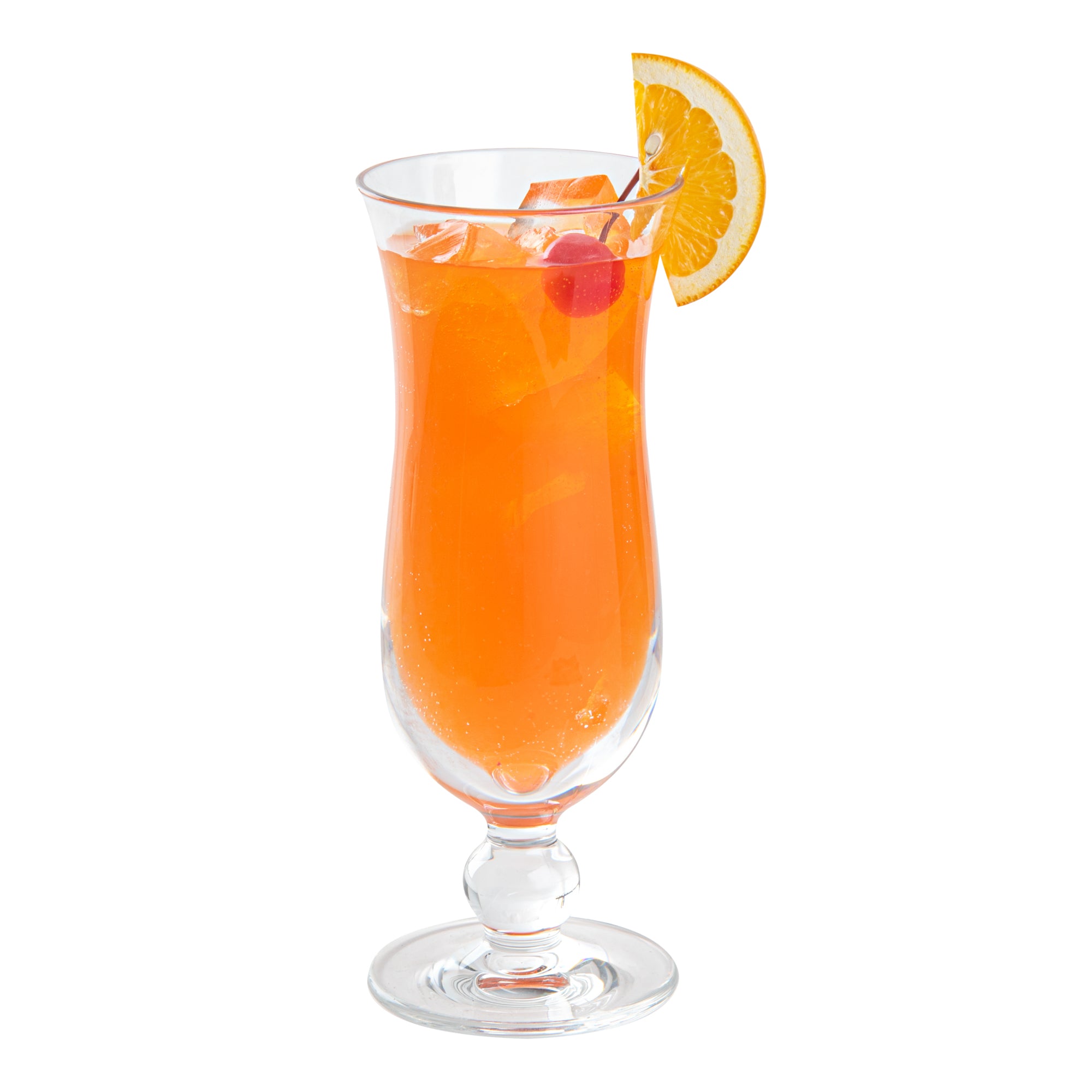 Bev Tek 11 oz Clear Polycarbonate Hurricane Glasses - 48-Pack (3