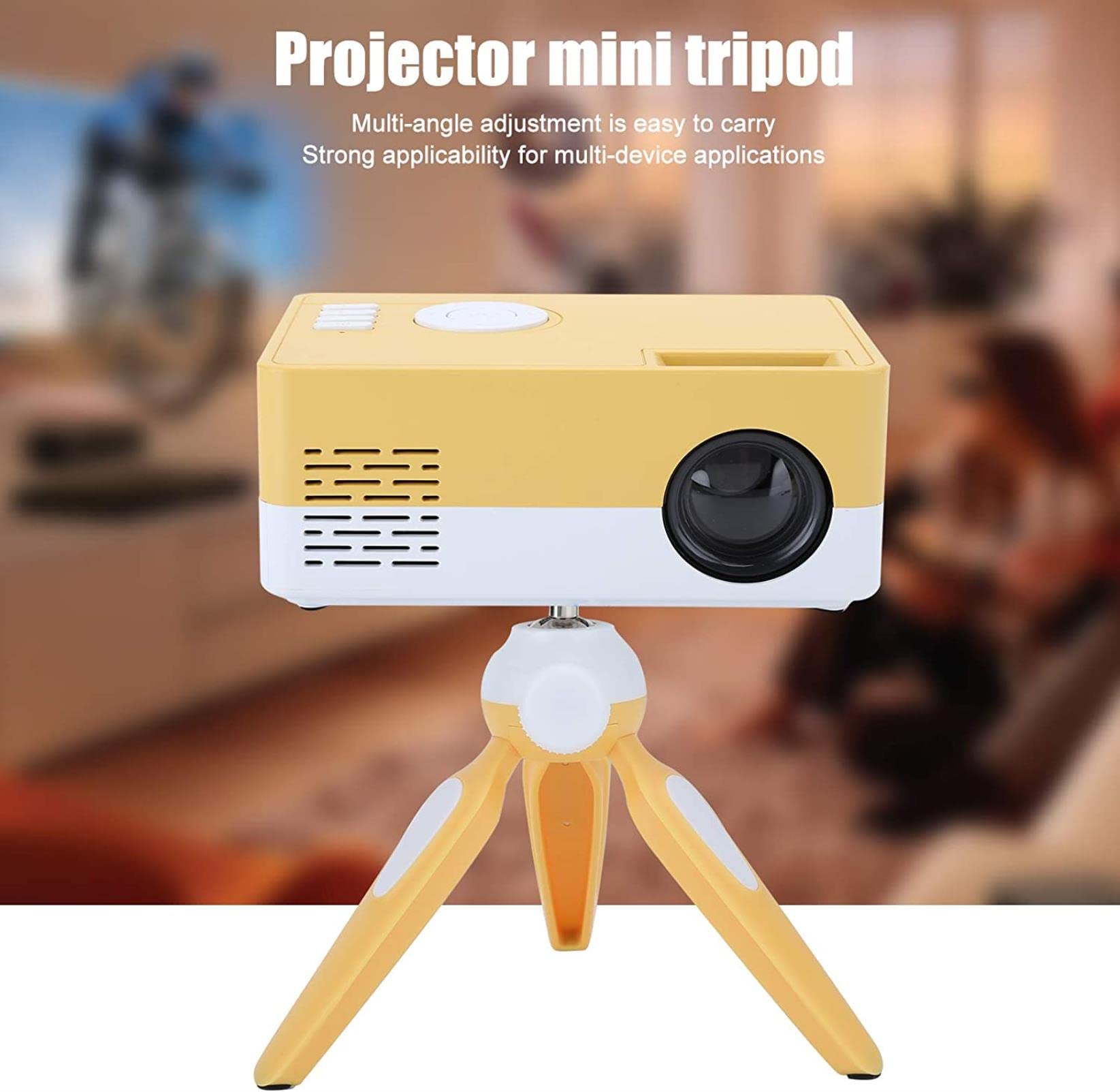 Best Home Theater Projector for Movies & Office Presentations - HD Projector with Easy Setup for Living Room & Conference Rooms | Perfect for Movie Nights & Business Meetings