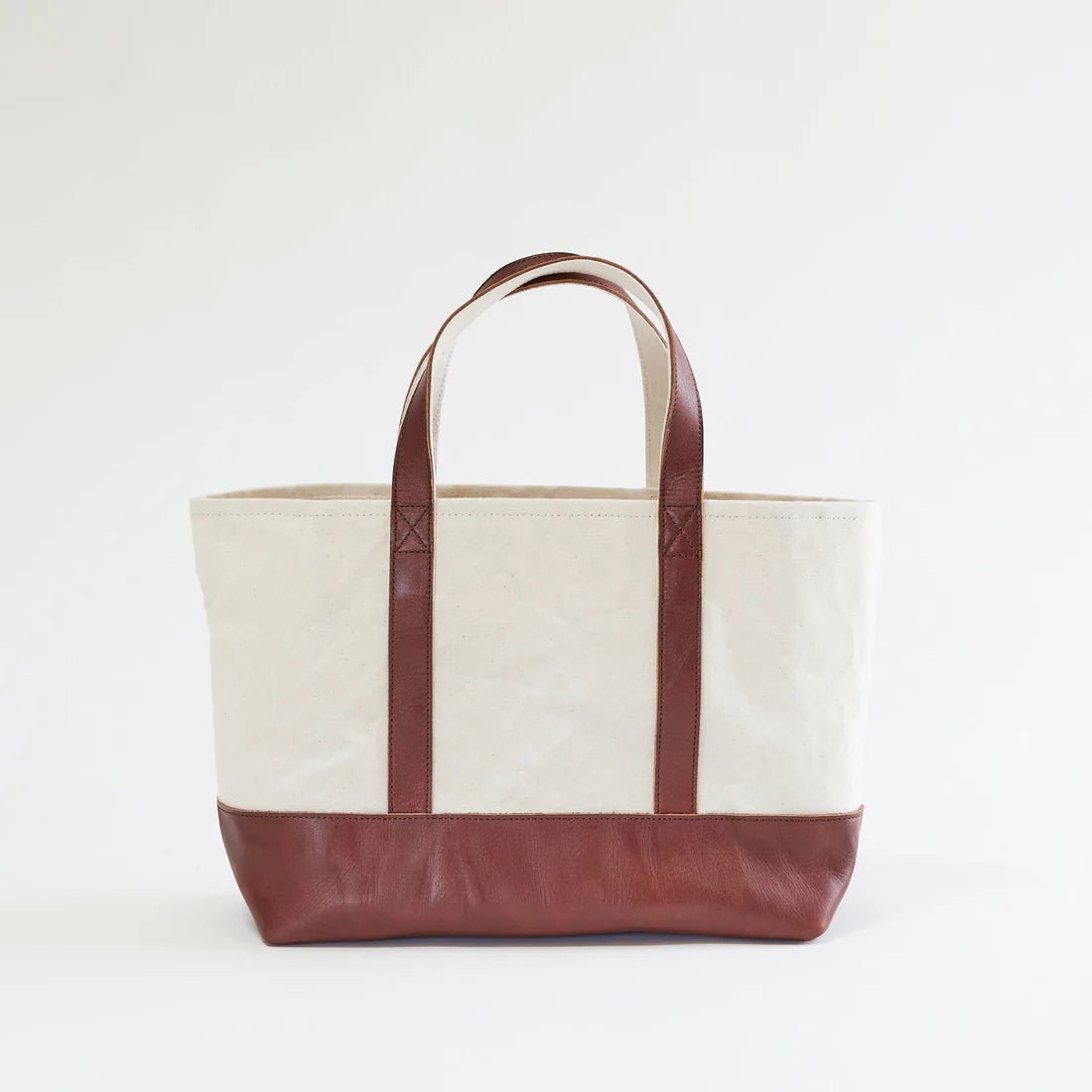 Kurashiki Hampu Canvas Tote Bag Ivory - Japanese Style Durable Cotton Tote for Women | Perfect for Shopping, Beach & Daily Use