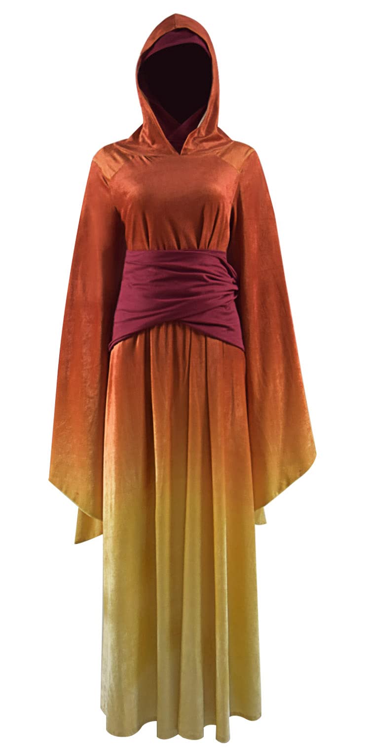 Queen Padme Amidala Costume for Women - Elegant Cloak Dress Outfit Full Set | Star Wars Halloween Cosplay & Themed Parties | Perfect for Conventions, Costume Events & Roleplay