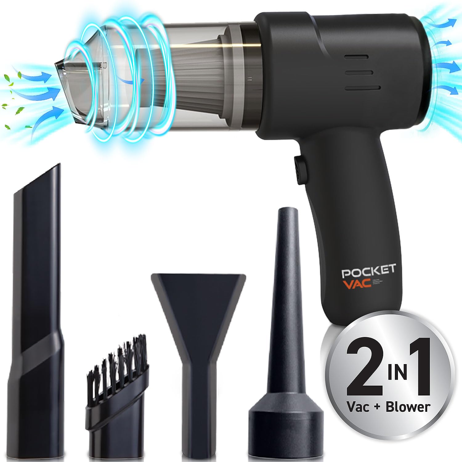 **Wireless Handheld Vacuum Cleaner - Compact & Lightweight for Home, Kitchen, Car, Upholstery, Pet Hair & Dust - Perfect for Quick Cleanups & Tight Spaces**