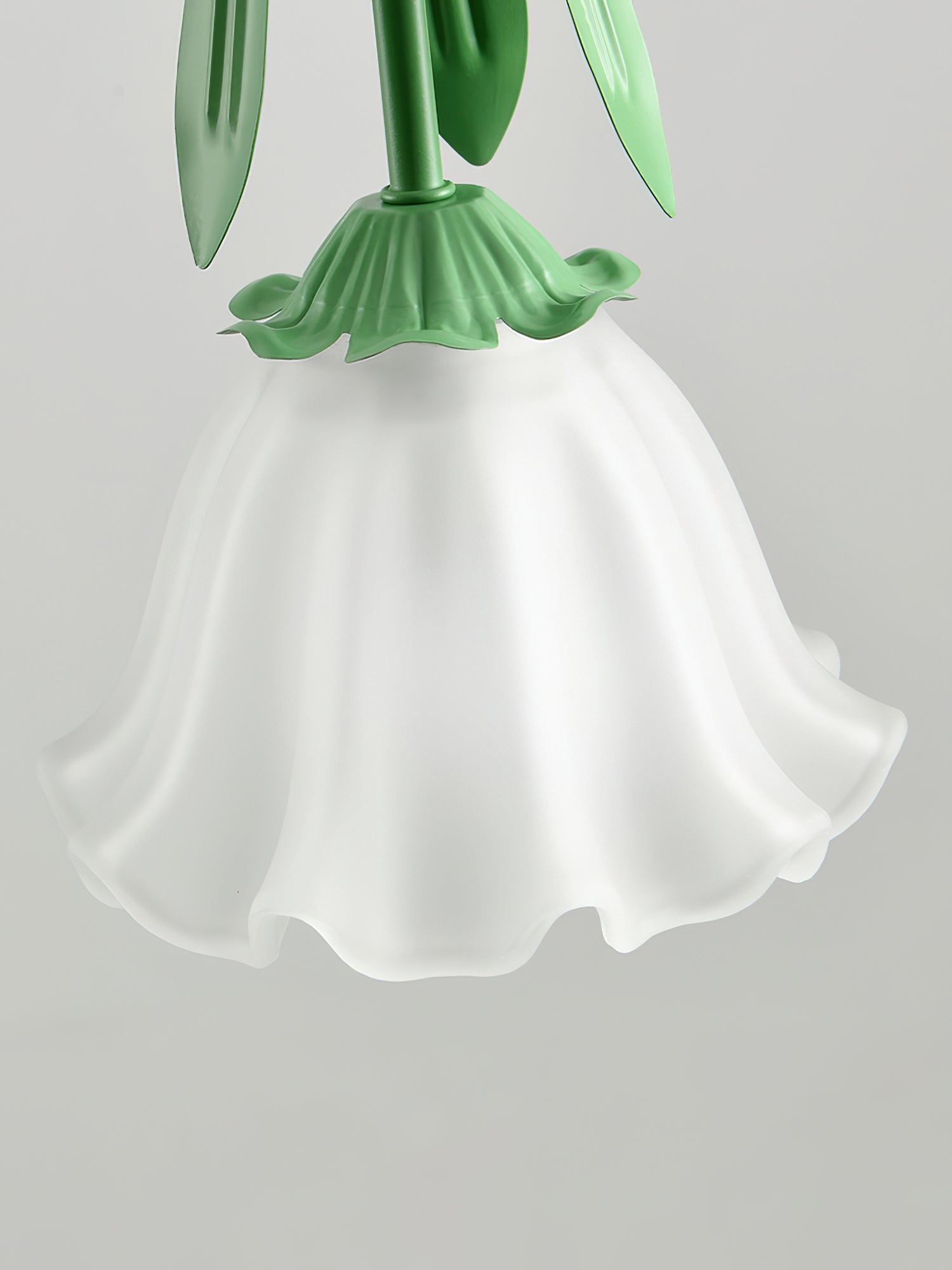 Lily of the Valley Pendant Lamp - Elegant Floral Glass Ceiling Light Fixture for Dining Room, Bedroom & Living Room Decor