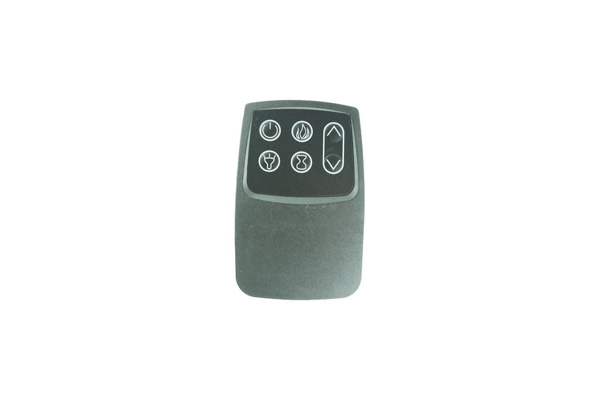 Twin Star Home 24MM6752 LED 3D Electric Fireplace Remote Control - Infrared Space Heater for Indoor Use | Perfect for Living Rooms, Bedrooms & Offices