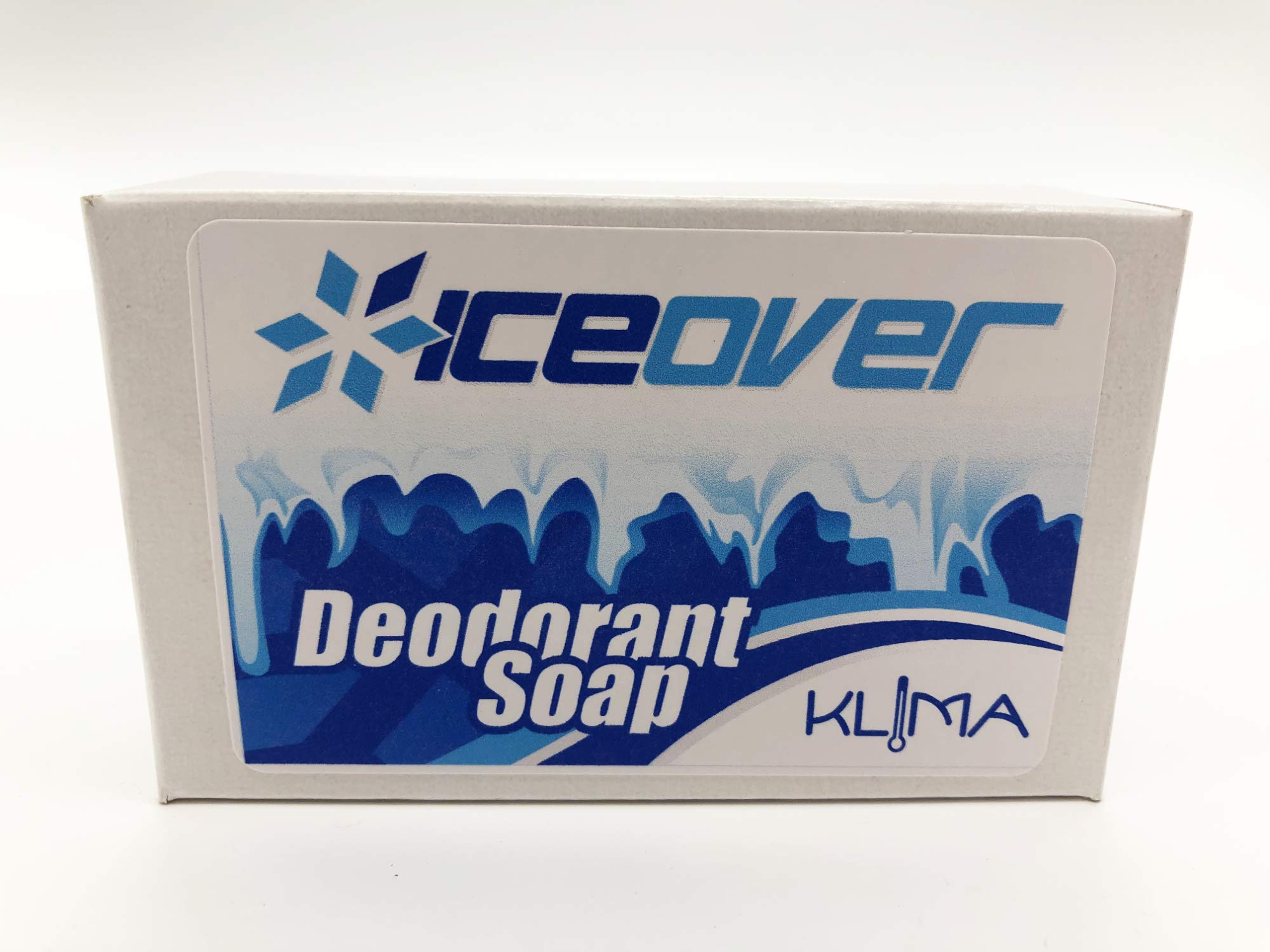 Iceover Deodorant Soap for Men & Women - Natural Odor Control & Freshness - Long-Lasting Protection for Gym, Work & Outdoor Activities