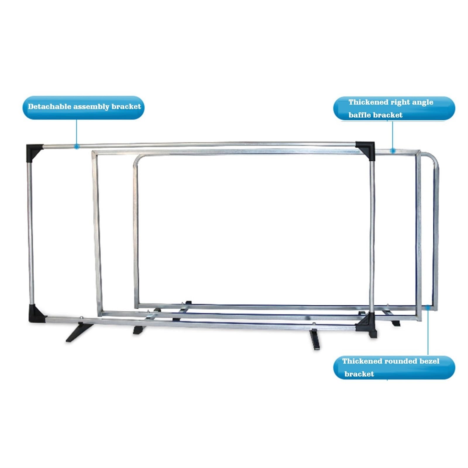 Premium Table Tennis Training Fence - Foldable 140x75CM Court Barrier (2-Pack, Black) | Portable Ping Pong Practice Net for Indoor/Outdoor Use | Stadium & Home Training Partition Screen