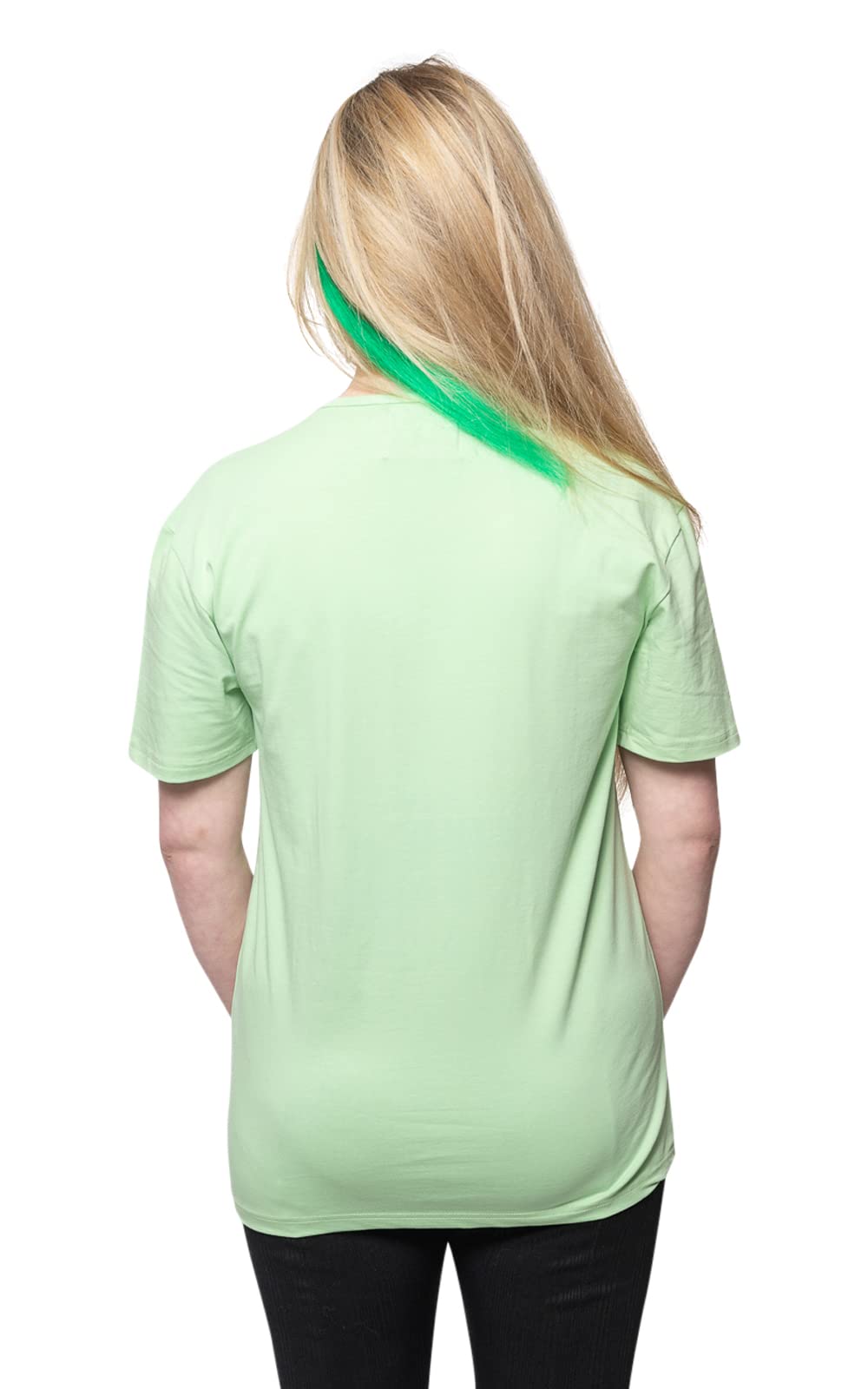 Nirvana Official Unisex Band Logo T-Shirt with Inverse Smile Design in Green - Perfect for Concerts, Grunge Fashion & 90s Retro Style