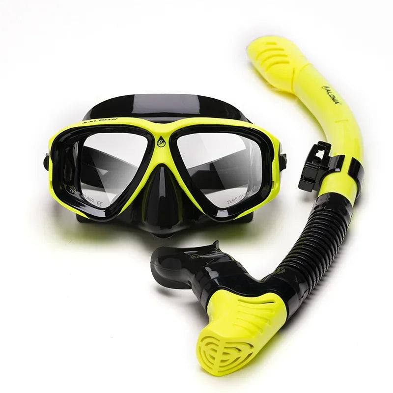 Yellow set Flat Mask