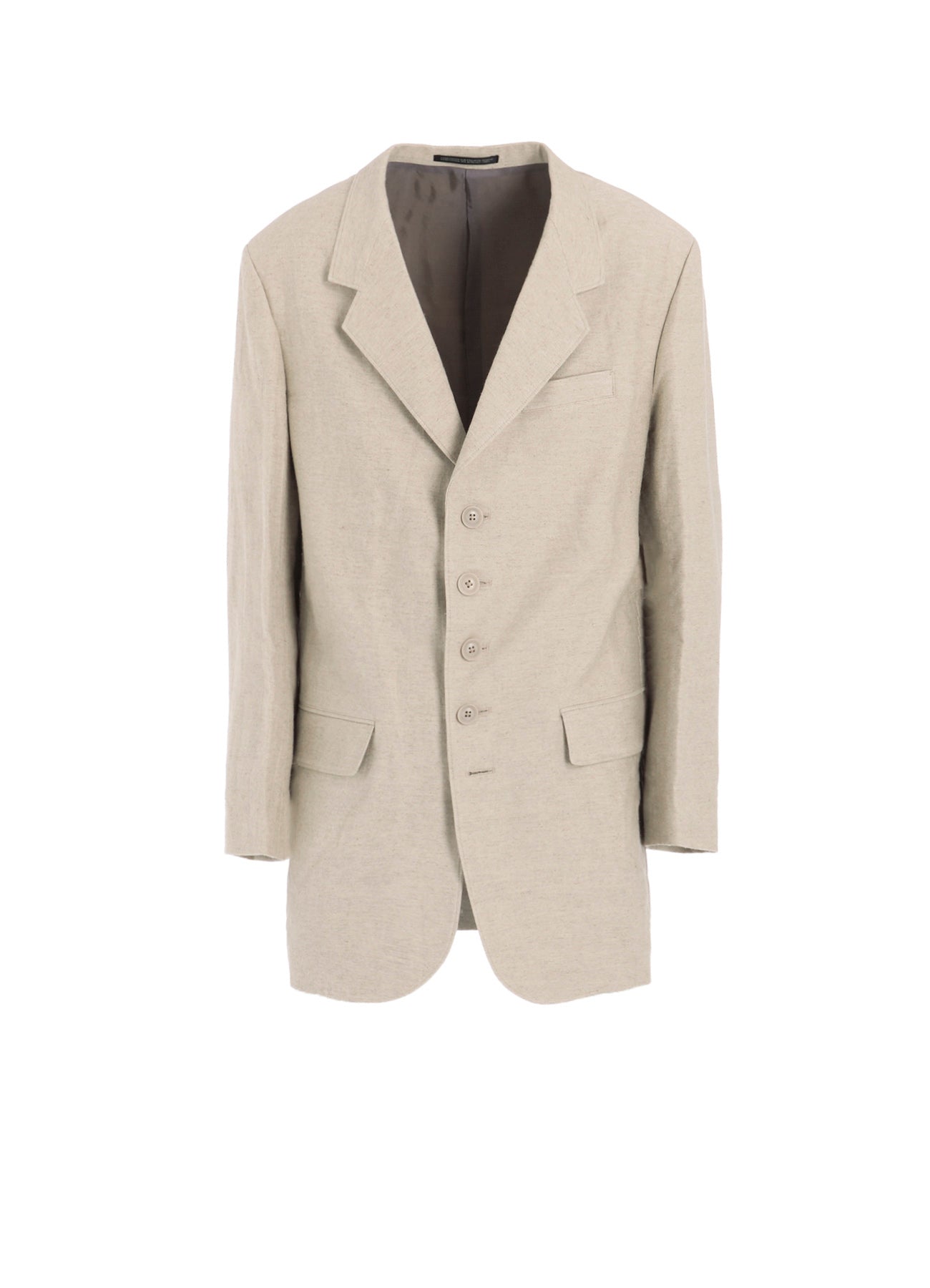 COTTON LINEN DOUBLE SATIN JACKET WITH 5 BUTTONS - Stylish Women's Blazer for Office, Business & Casual Wear